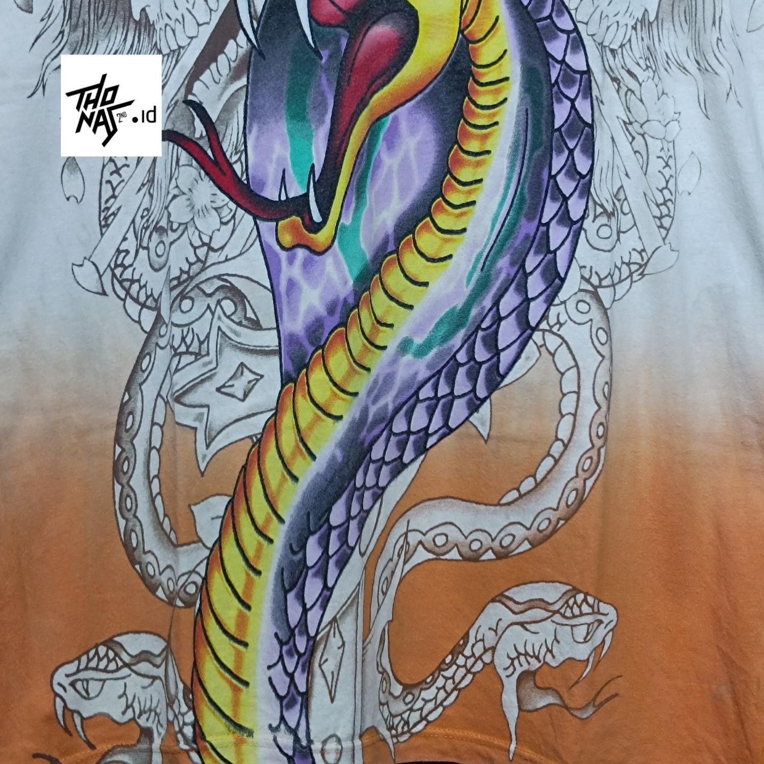 Ed Hardy Ed Hardy Christian Audigier snake t- shirt Size US M / EU 48-50 / 2 - 3 Thumbnail