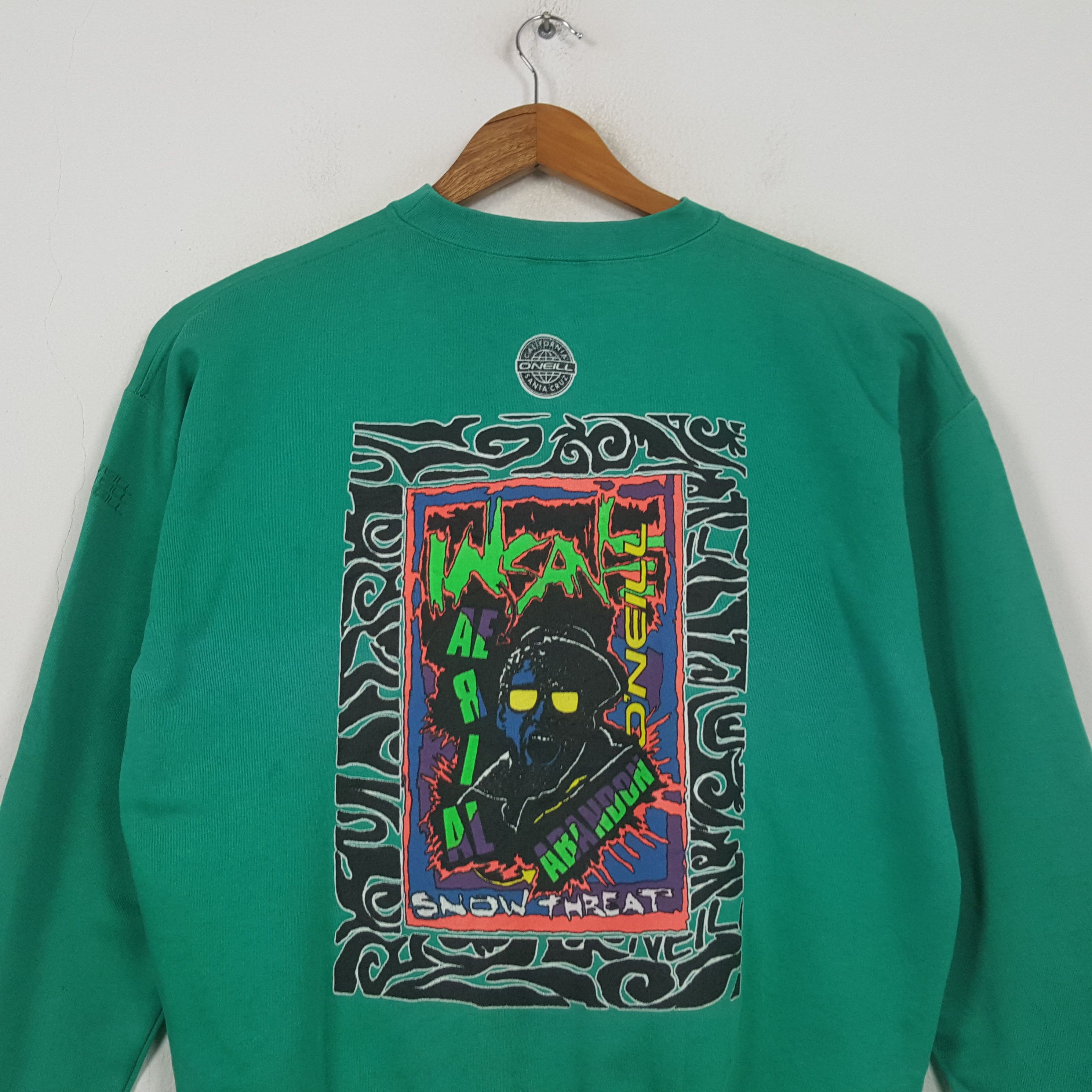 O'Neill Vintage Oneill Surfing Style Brand Sweatshirt RR1 Size US L / EU 52-54 / 3 - 2 Thumbnail
