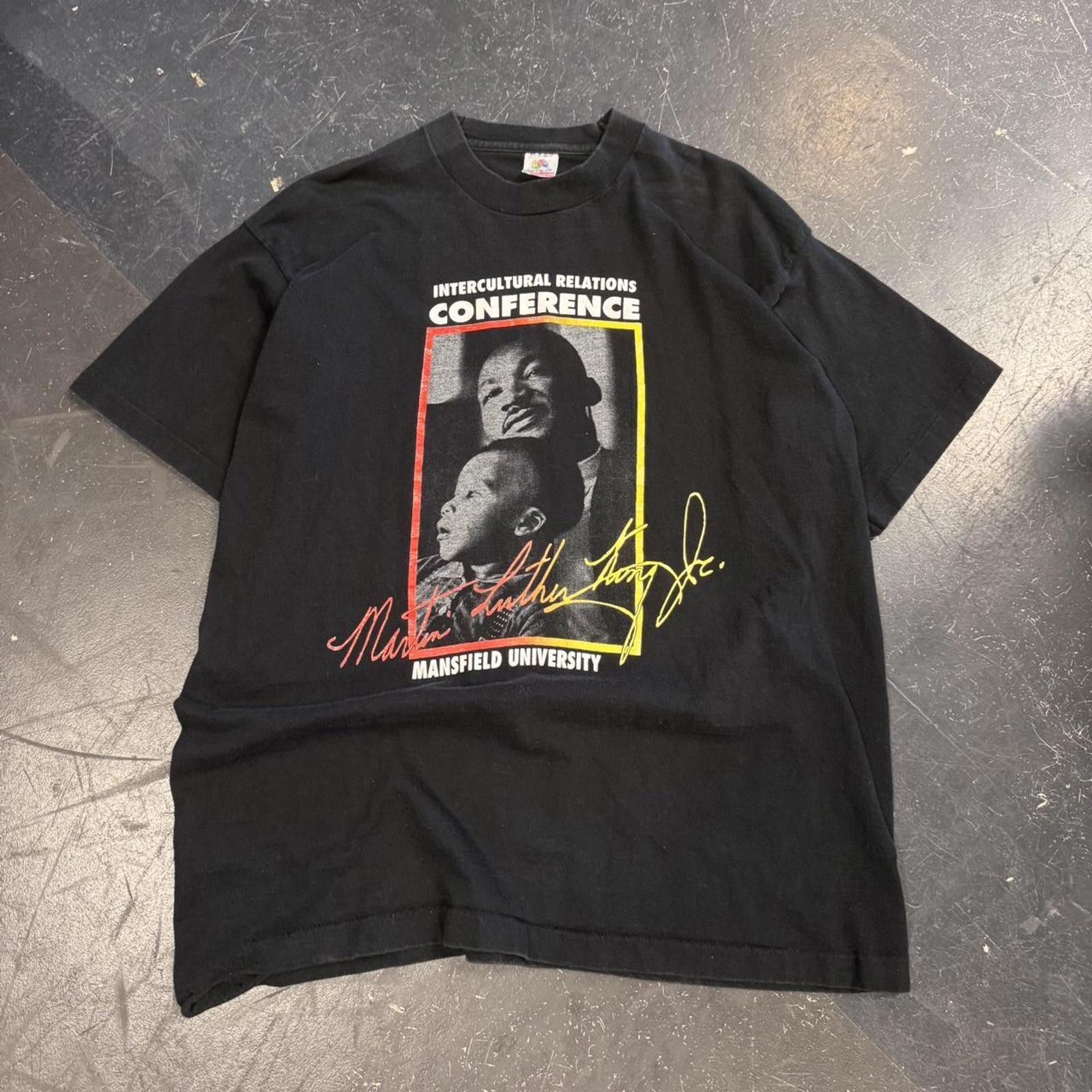 Vintage 90s Martin Luther King Mansfield University Tee Size US XL / EU 56 / 4 - 2 Thumbnail