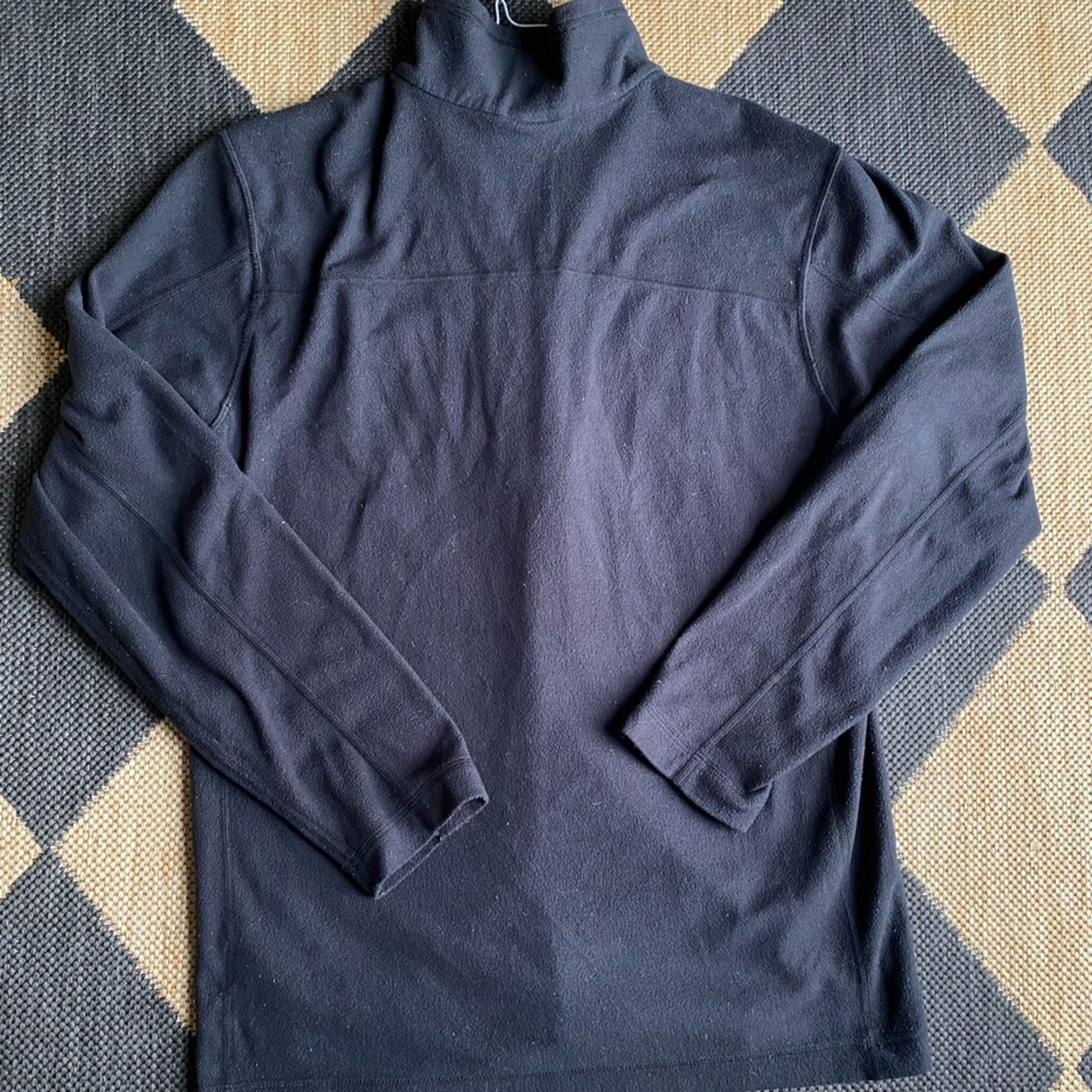 Patagonia Men's $70 Patagonia Micro D® Fleece Pullover Black Large GUC Size US L / EU 52-54 / 3 - 11 Thumbnail