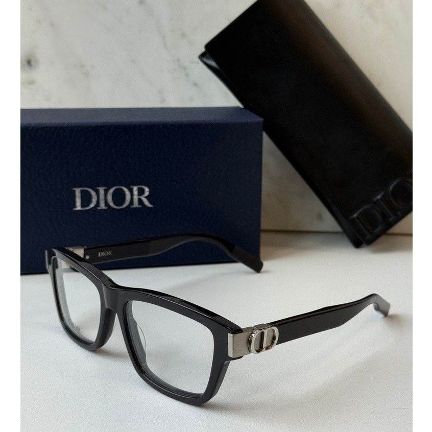Dior NEW Dior CDIconO S1I Unisex Eyeglasses Frames in Black Size ONE SIZE - 1 Thumbnail