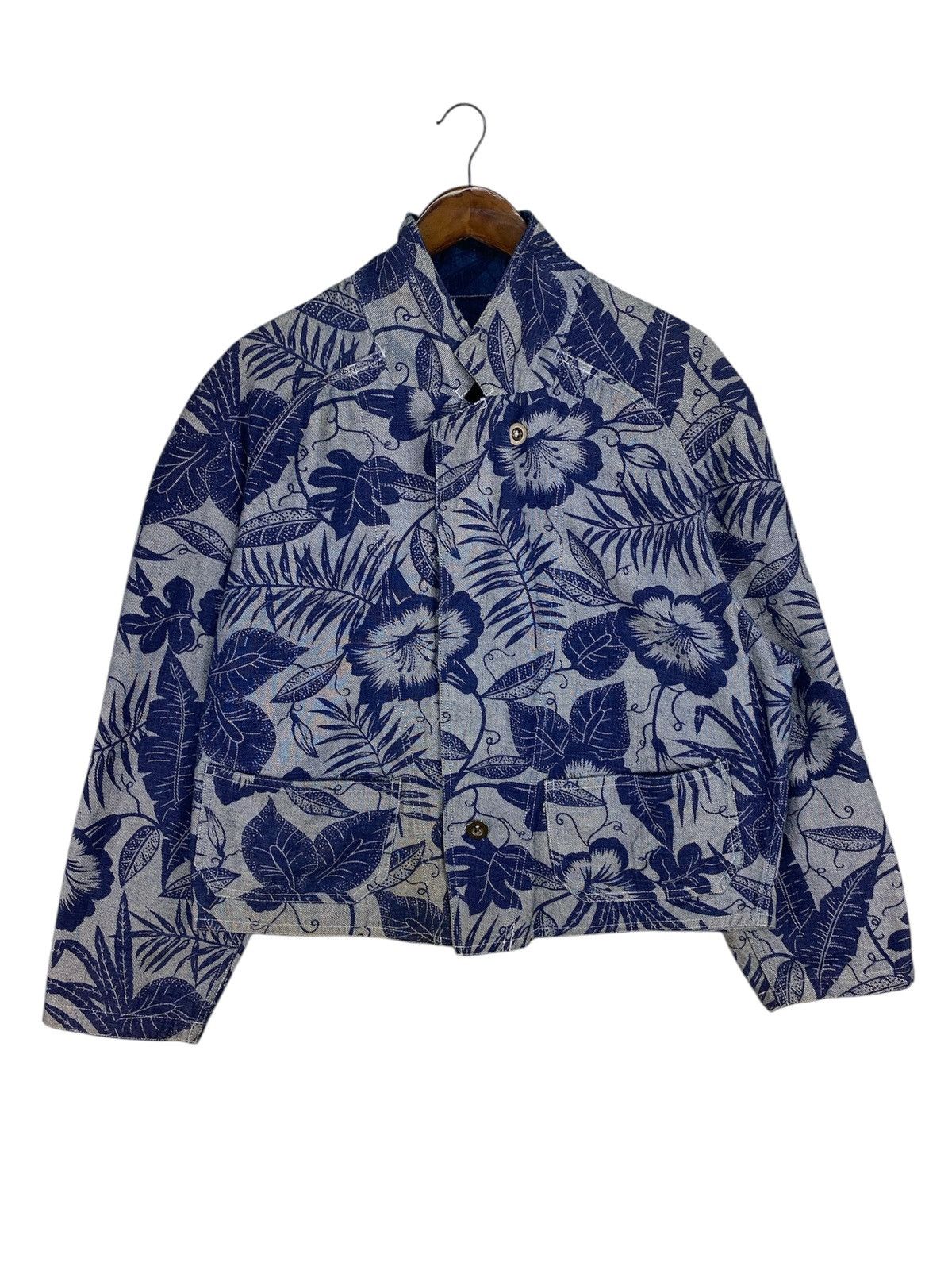 Japanese Brand 🔥RARE🔥VINTAGE DENIM REVERSIBLE JACKET x DESIGNER COLLECTION Size US XL / EU 56 / 4 - 1 Thumbnail