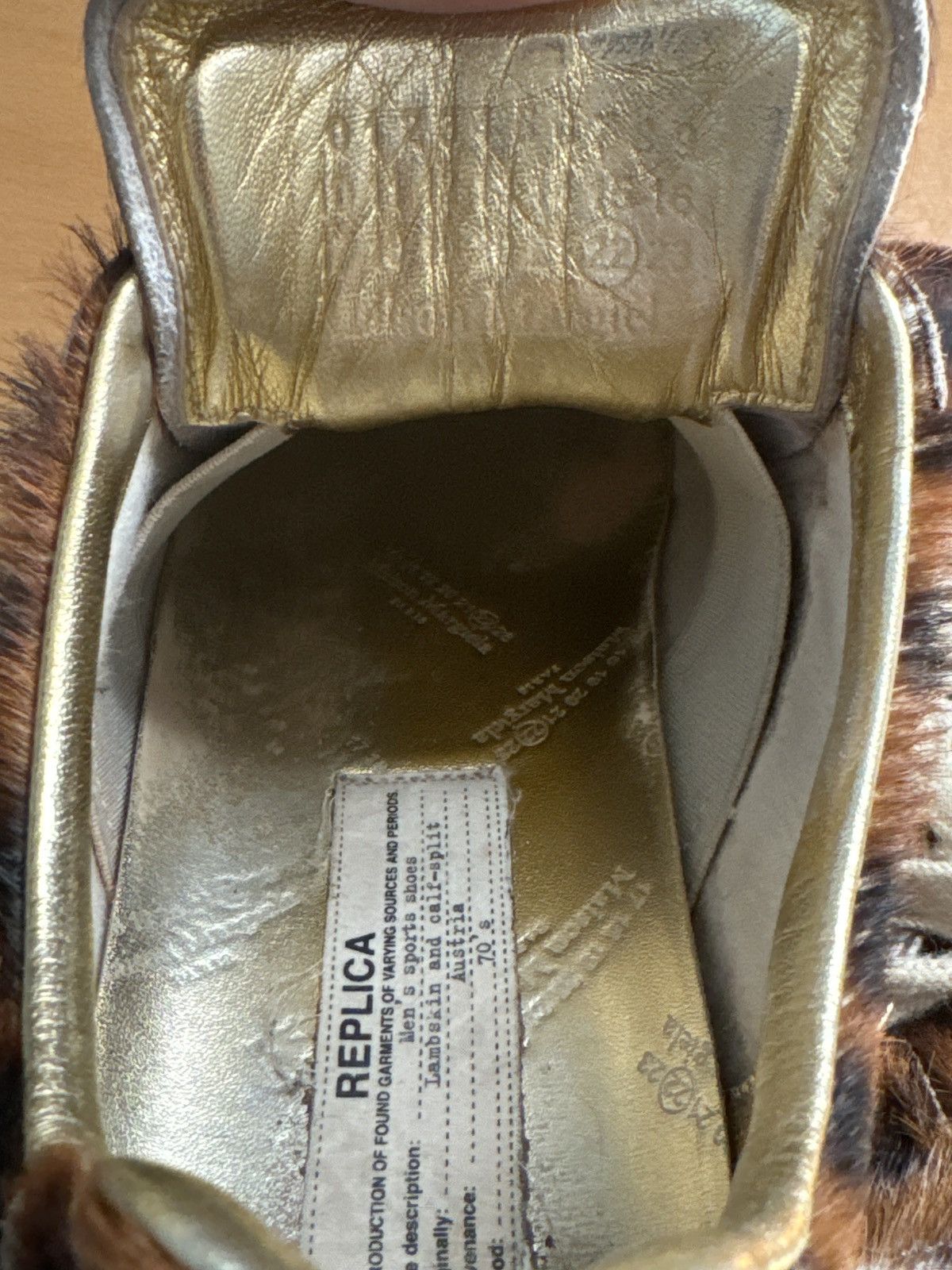 Maison Margiela Maison Martin Margiela Replica Low Gats Cheetah