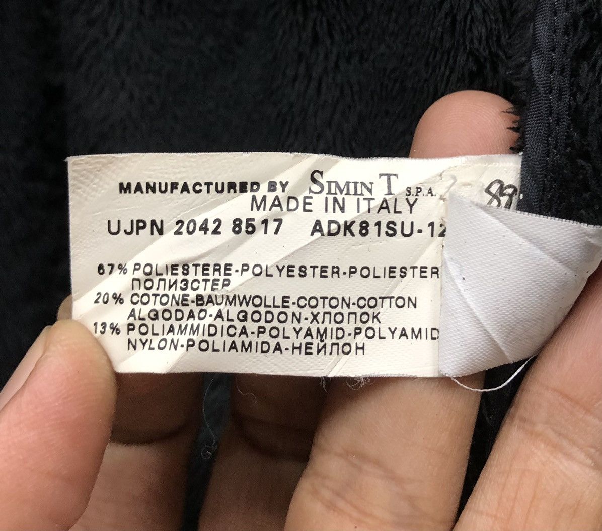 Emporio Armani Emporio Armani Black Lined Fleece Show Collar Coat Jacket Size M / US 6-8 / IT 42-44 - 20 Thumbnail
