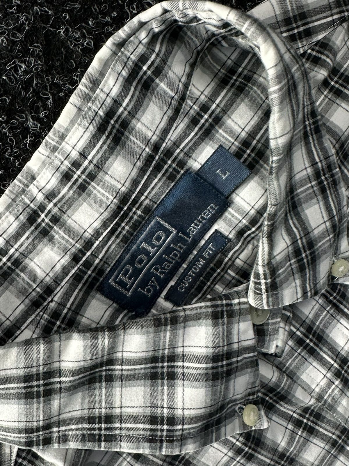 Polo Ralph Lauren 🚨 VNTG Y2K Polo Ralph Lauren Shirt flannel RARE SHORT SLEEVE Size US L / EU 52-54 / 3 - 5 Thumbnail