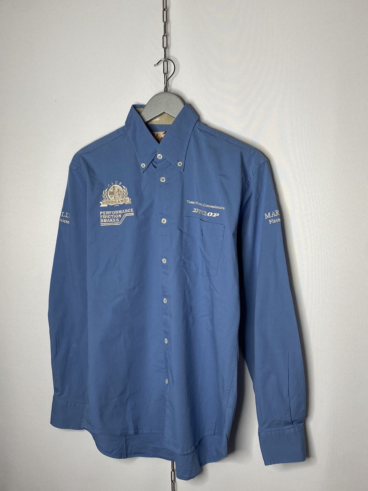 Ferrari × Vintage 🔥Vintage Fila Ferrari Maranello Shirt Button Up Long Sleeve🔥 Size US M / EU 48-50 / 2 - 2 Thumbnail