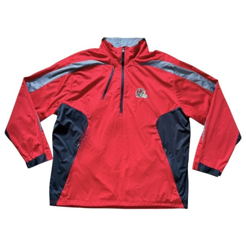 Antigua Antigua Red/Black Windbreaker | Size XXL Size US XXL / EU 58 / 5 - 1 Thumbnail