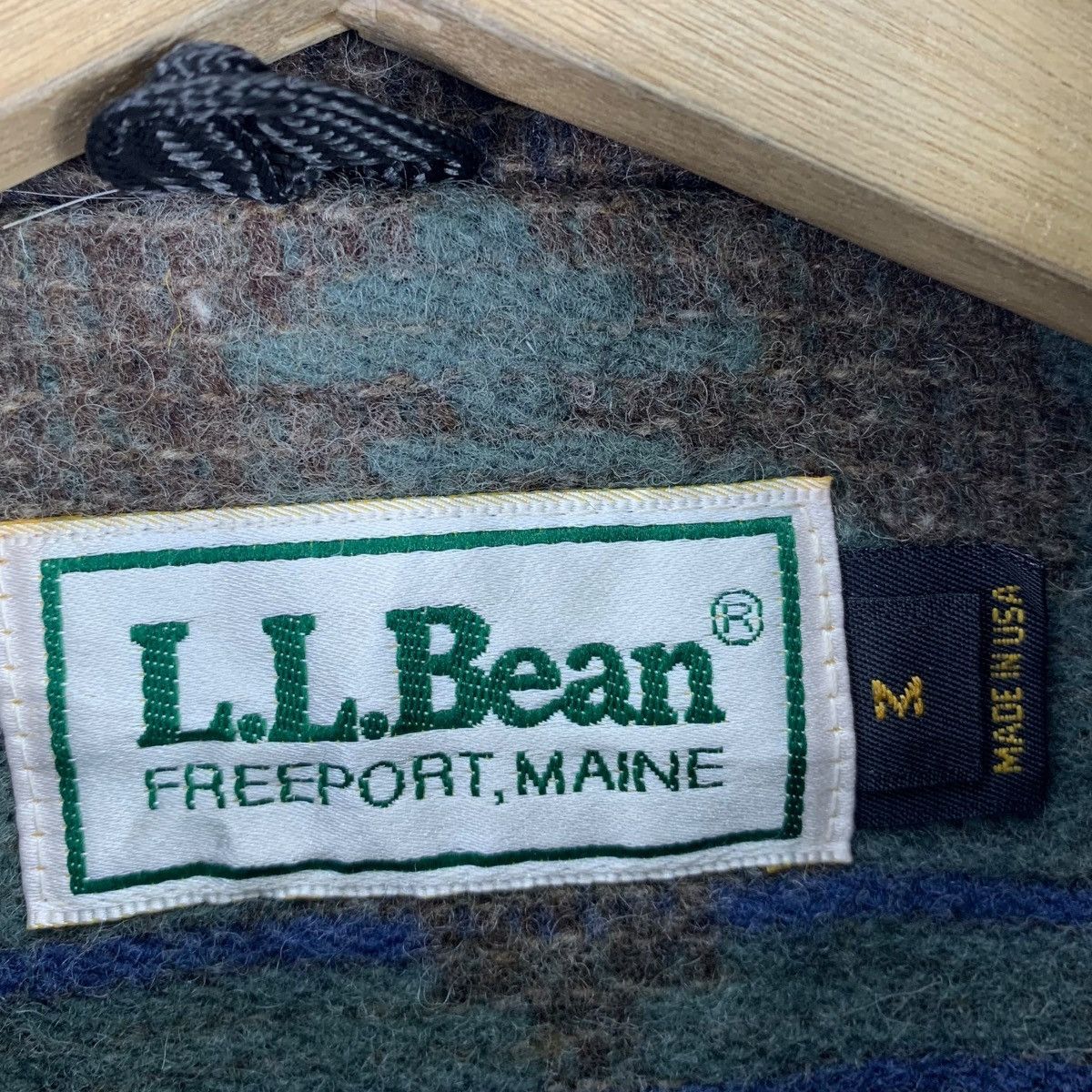 L.L. Bean × Vintage Vintage L.L.BEAN Made In Usa Navajo Native Design Jacket Size US M / EU 48-50 / 2 - 5 Thumbnail