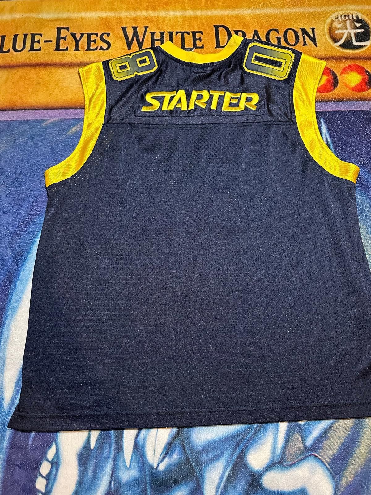 Starter Starter Black and Yellow Basketball Jersey Size ONE SIZE - 7 Thumbnail