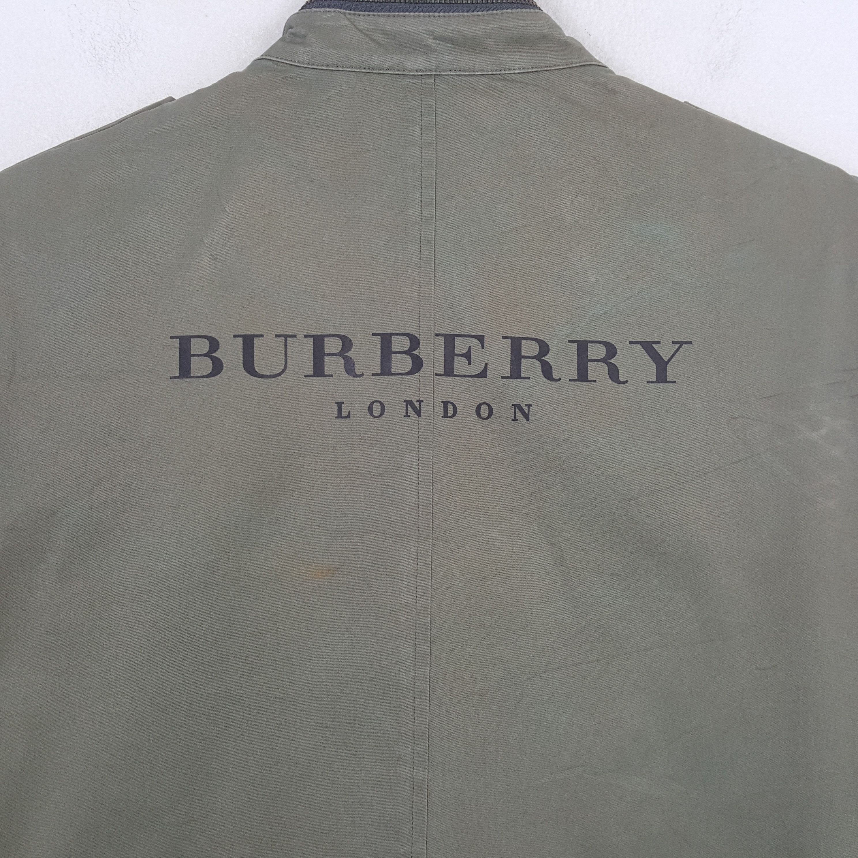 Burberry × Vintage BURBERRY LONDON Fashion Brand Custom Art Jacket C287N18 Size US S / EU 44-46 / 1 - 2 Thumbnail