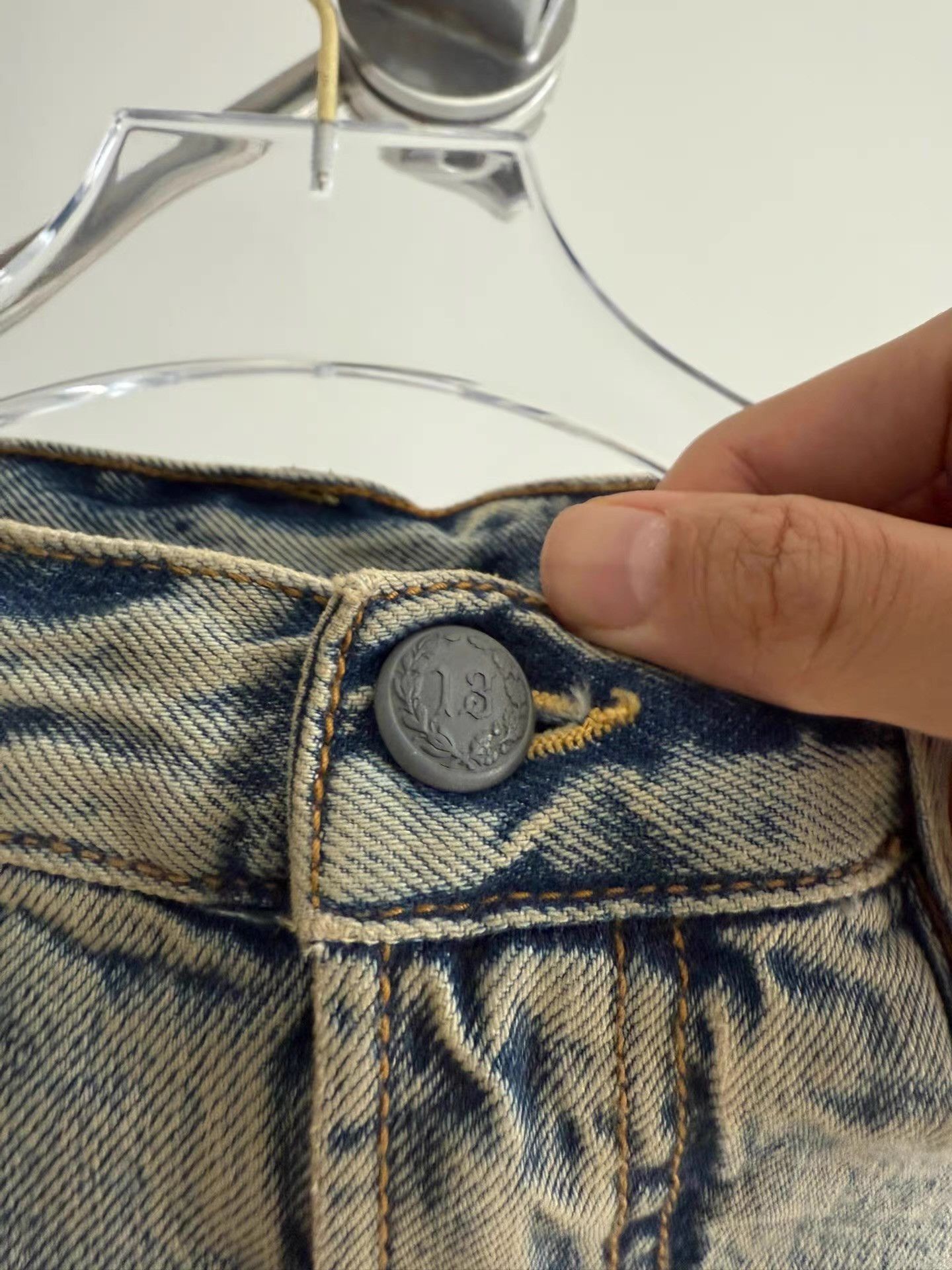 R13 R13 distressed vintage jeans Q17 Size US 34 / EU 50 - 7 Thumbnail