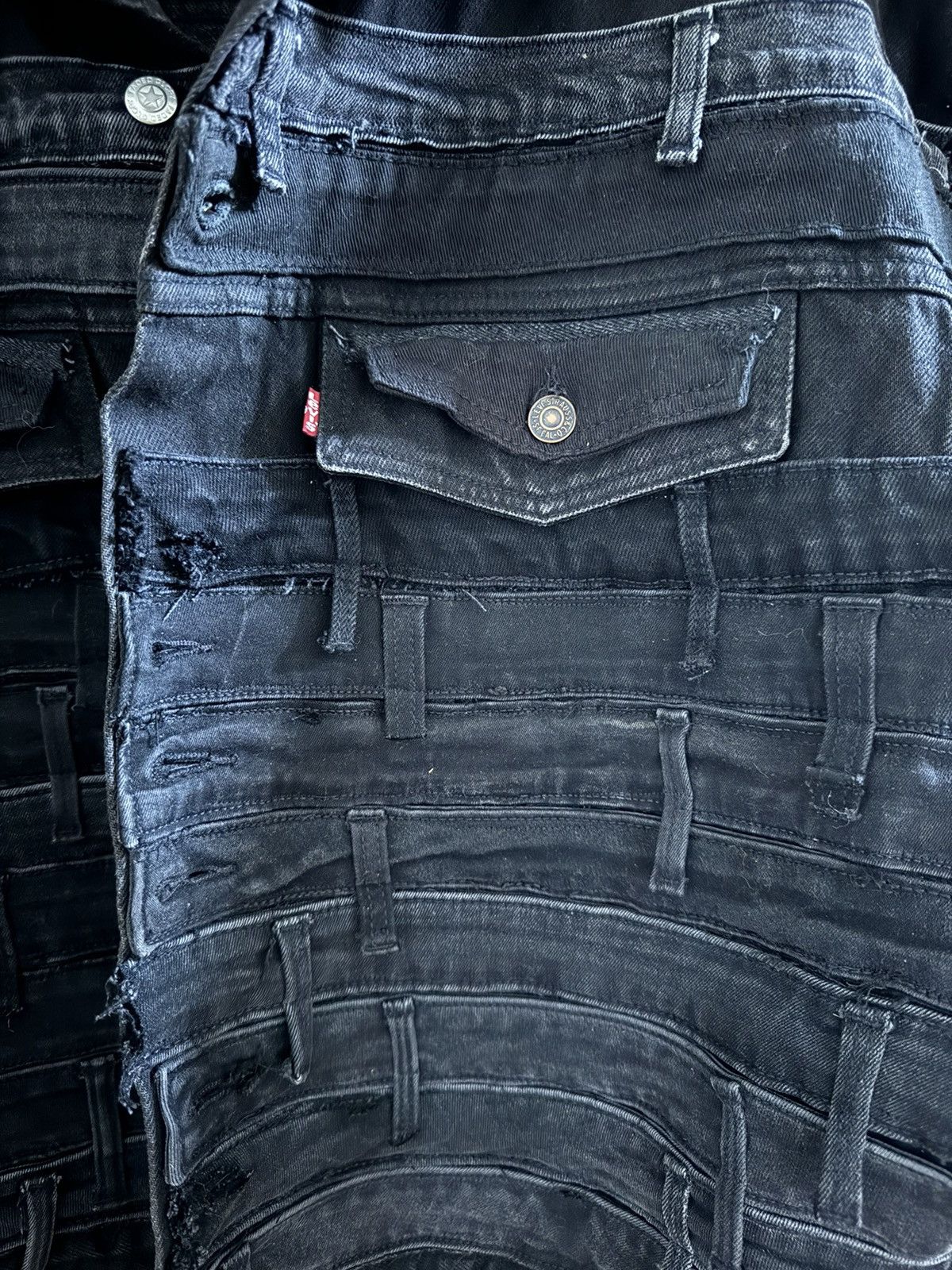 Levi's VINTAGE LEVIS BELT DENIM JACKET Size US XXL / EU 58 / 5 - 4 Thumbnail
