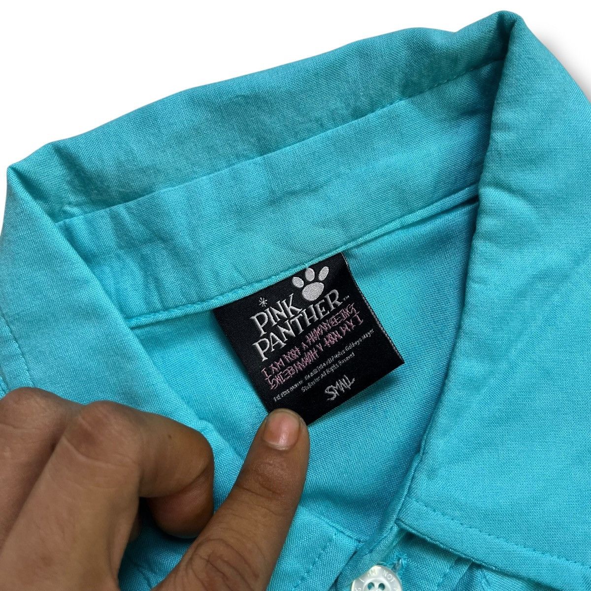 I Am Not A Human Being Pink Panther short sleeve button ups shirt Size US S / EU 44-46 / 1 - 7 Thumbnail