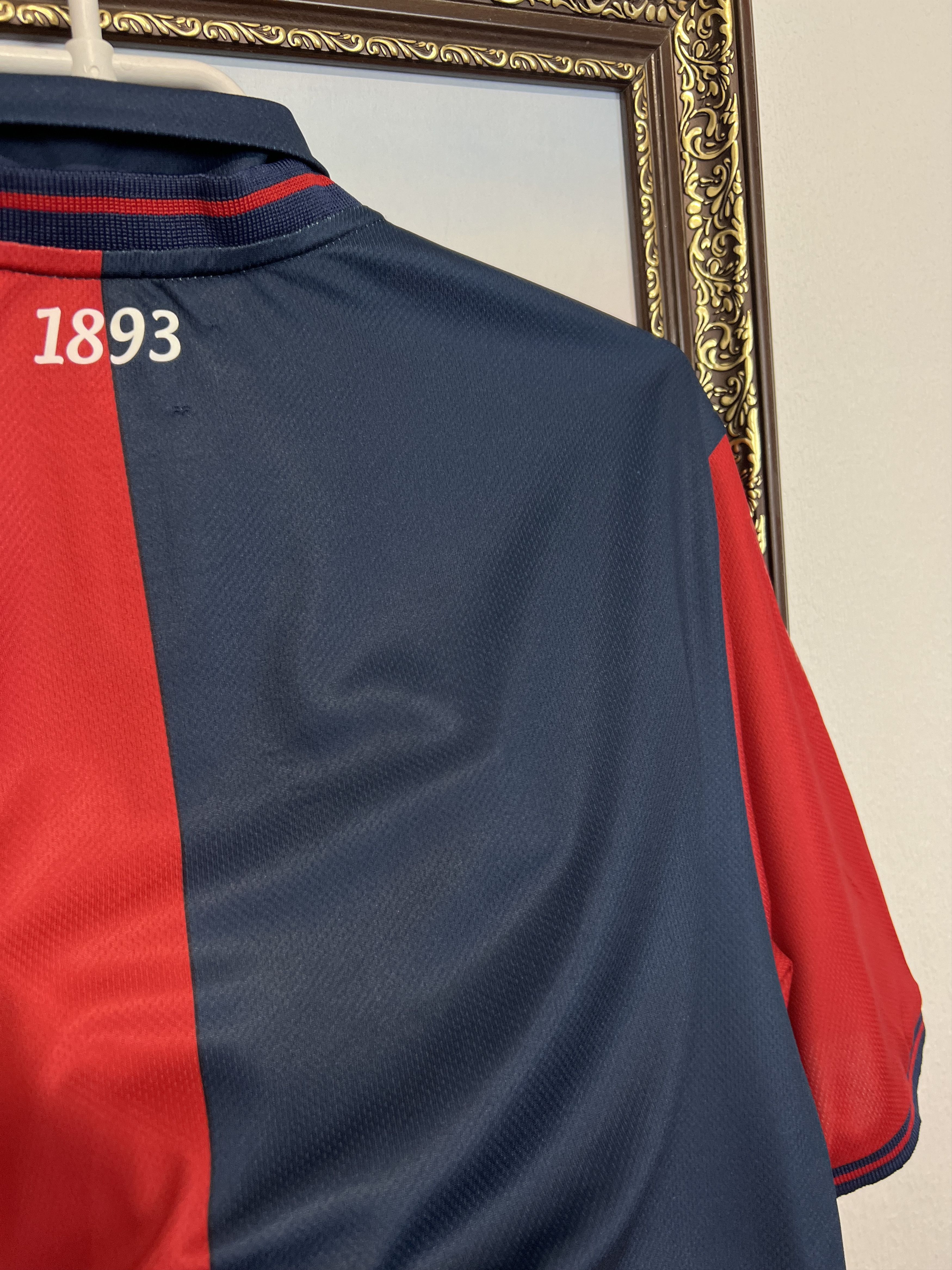 Lotto Sport Genoa CFC Home football shirt Soccer Jersey Maglia Trikot Size US L / EU 52-54 / 3 - 11 Thumbnail