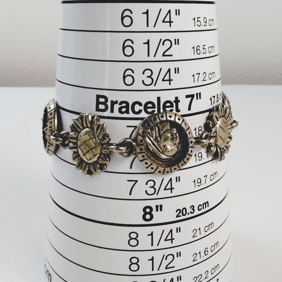 Disney Disney Pocahontas John Smith Silver Pewter Vintage Bracelet Size ONE SIZE - 9 Thumbnail