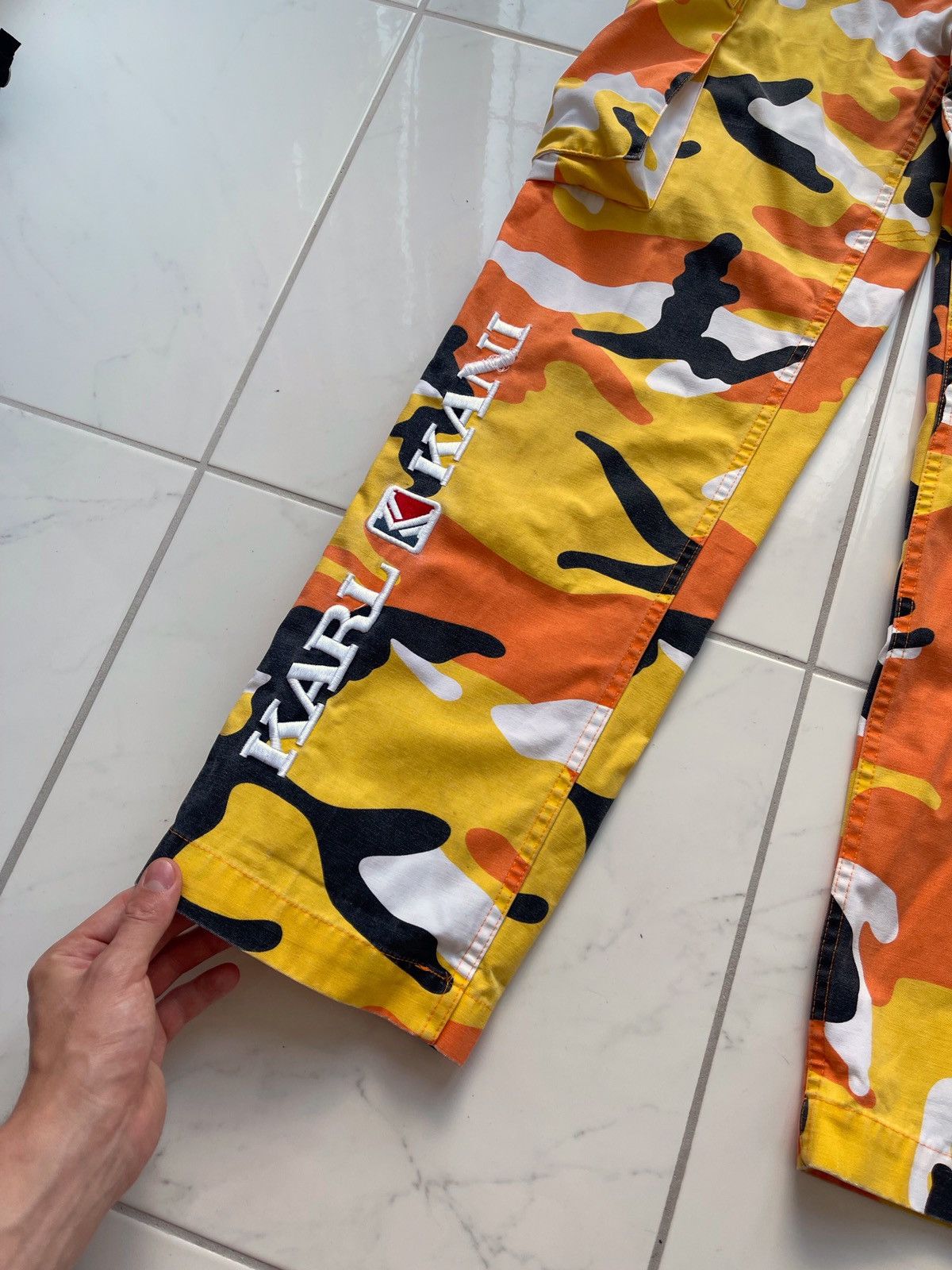 Karl Kani × Vintage 🔥Vintage Y2k Karl Kani Camouflage Cargo Pants Size US 32 / EU 48 - 6 Thumbnail