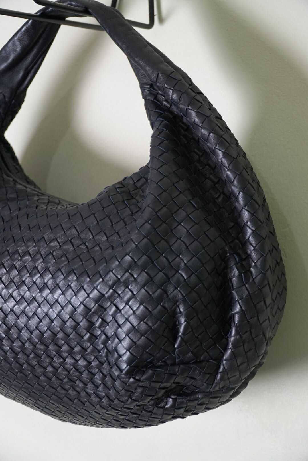 Bottega Veneta Bottega Veneta Belly Hobo Bag Intrecciato Black Leather Size ONE SIZE - 5 Thumbnail
