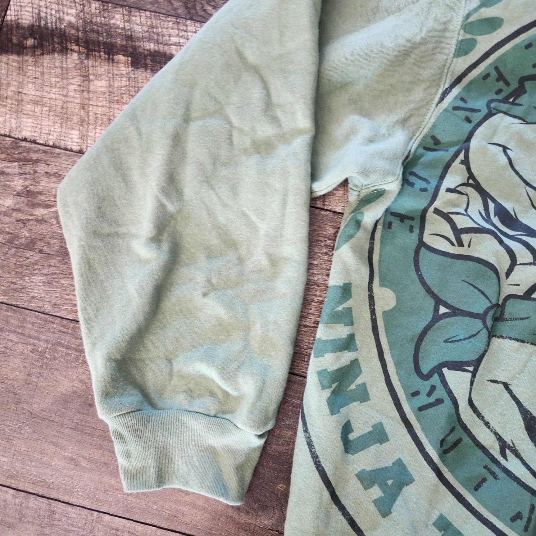 Vintage FREEZE New York Teenage Mutant Ninja Turtles Pullover Sweatshirt Embroidered Size XL Green NWT Mens Sweatshirts 90s Cartoon Size US XL / EU 56 / 4 - 5 Thumbnail