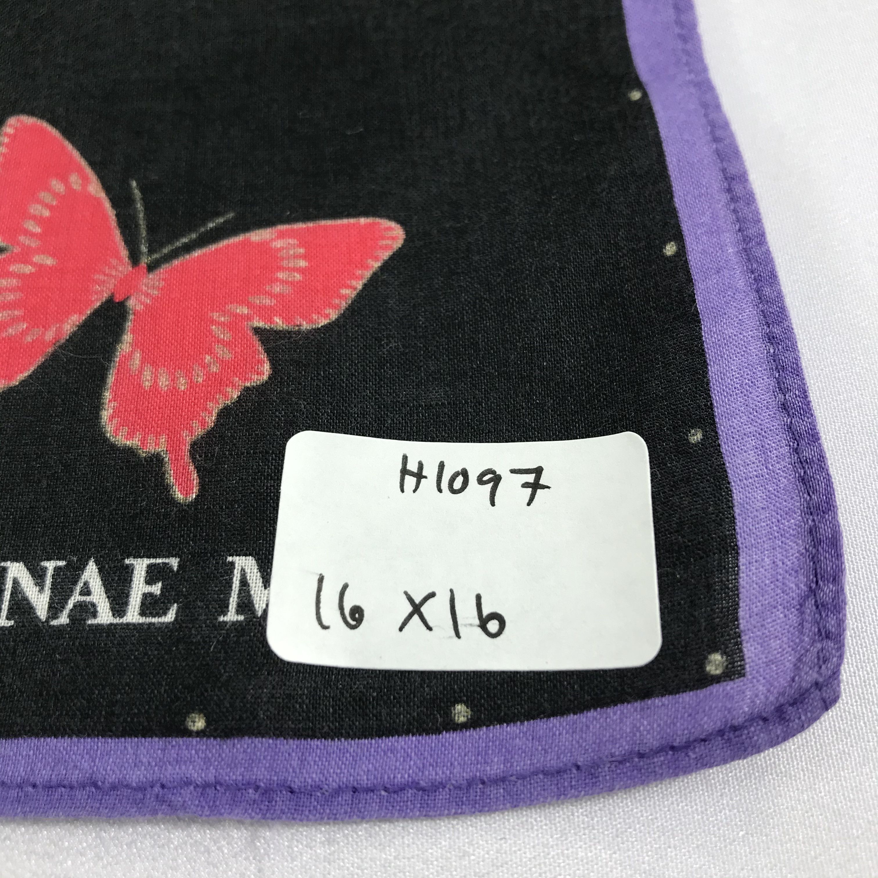 Hanae Mori Hanae Mori Handkerchief Neckerchief Bandana H1097 Size ONE SIZE - 5 Thumbnail