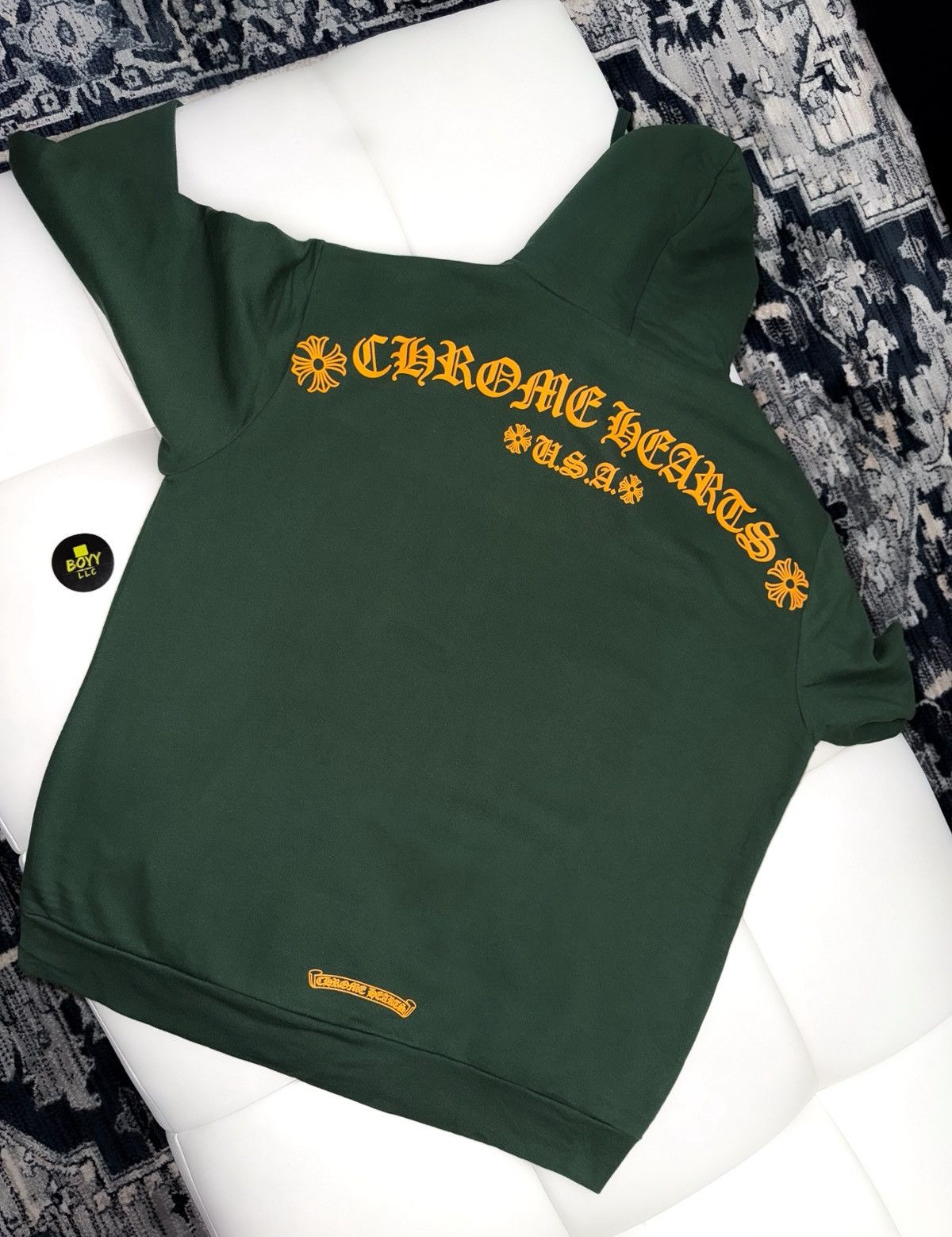 Chrome Hearts Chrome hearts logo hoodie Size US XL / EU 56 / 4 - 1 Thumbnail