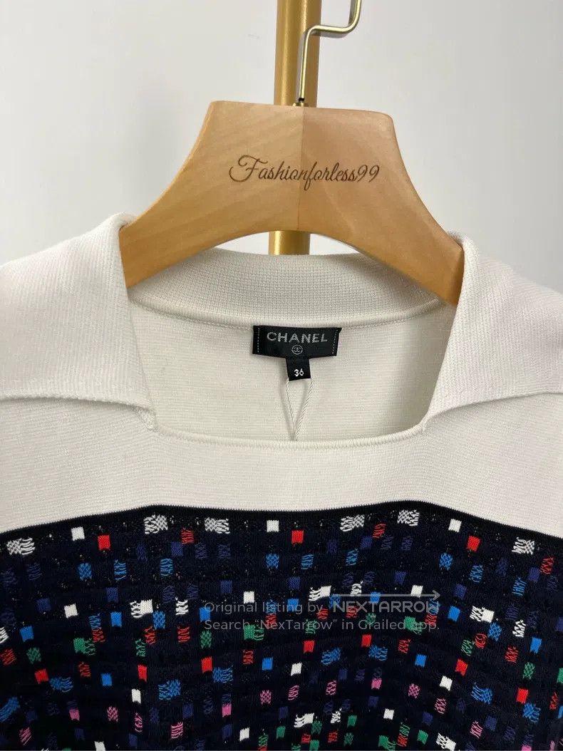 Chanel Chanel Stitched lapel full embroidery printed short-sleeve Size XS / US 0-2 / IT 36-38 - 3 Thumbnail
