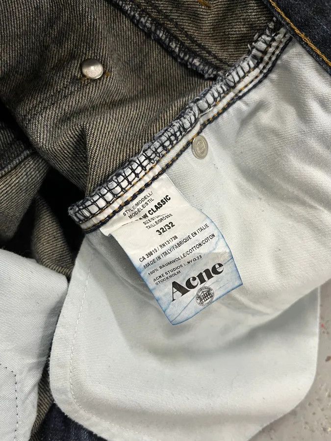 Acne Studios Acne Studios Blue Brut Denim Jeans Size US 30 / EU 46 - 11 Thumbnail