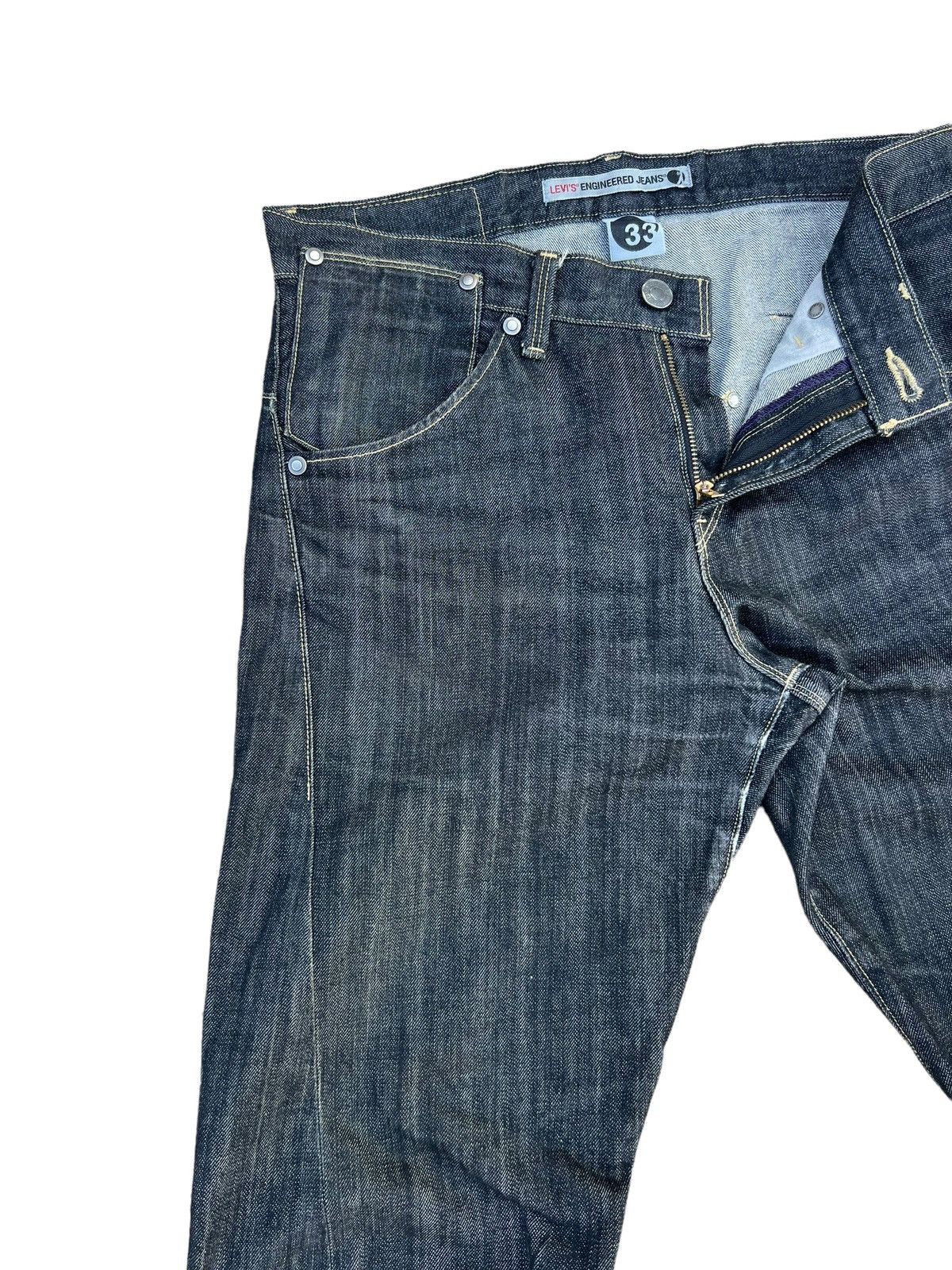 Levi's Vintage 2003 Levi’s Engineered Distress Denim Bootcut Jeans Size US 33 - 6 Thumbnail