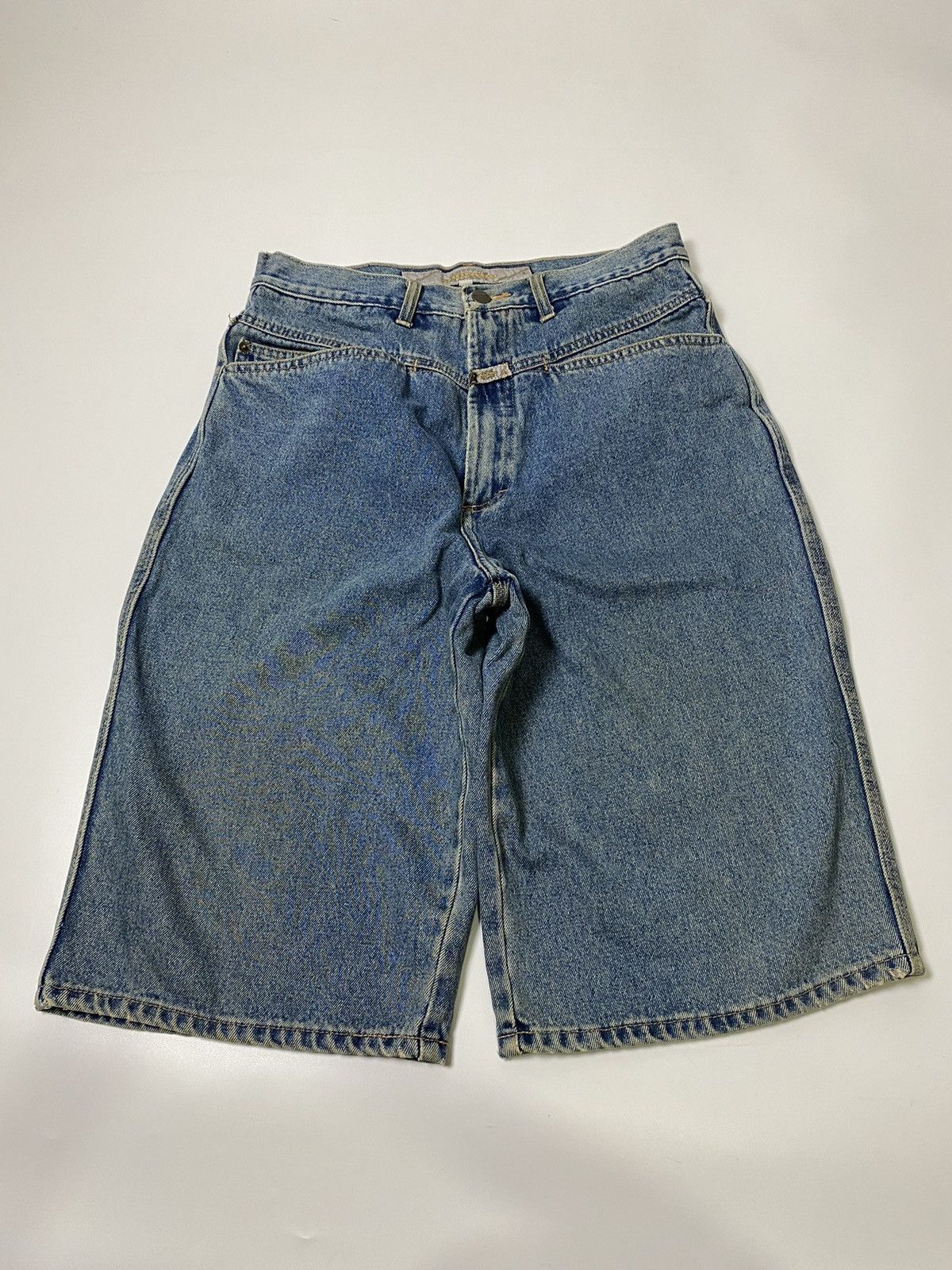 If Six Was Nine × Japanese Brand × Le Grande Bleu (L.G.B.) short pant baggy marithe francois girbaud jeans Size US 30 / EU 46 - 1 Thumbnail