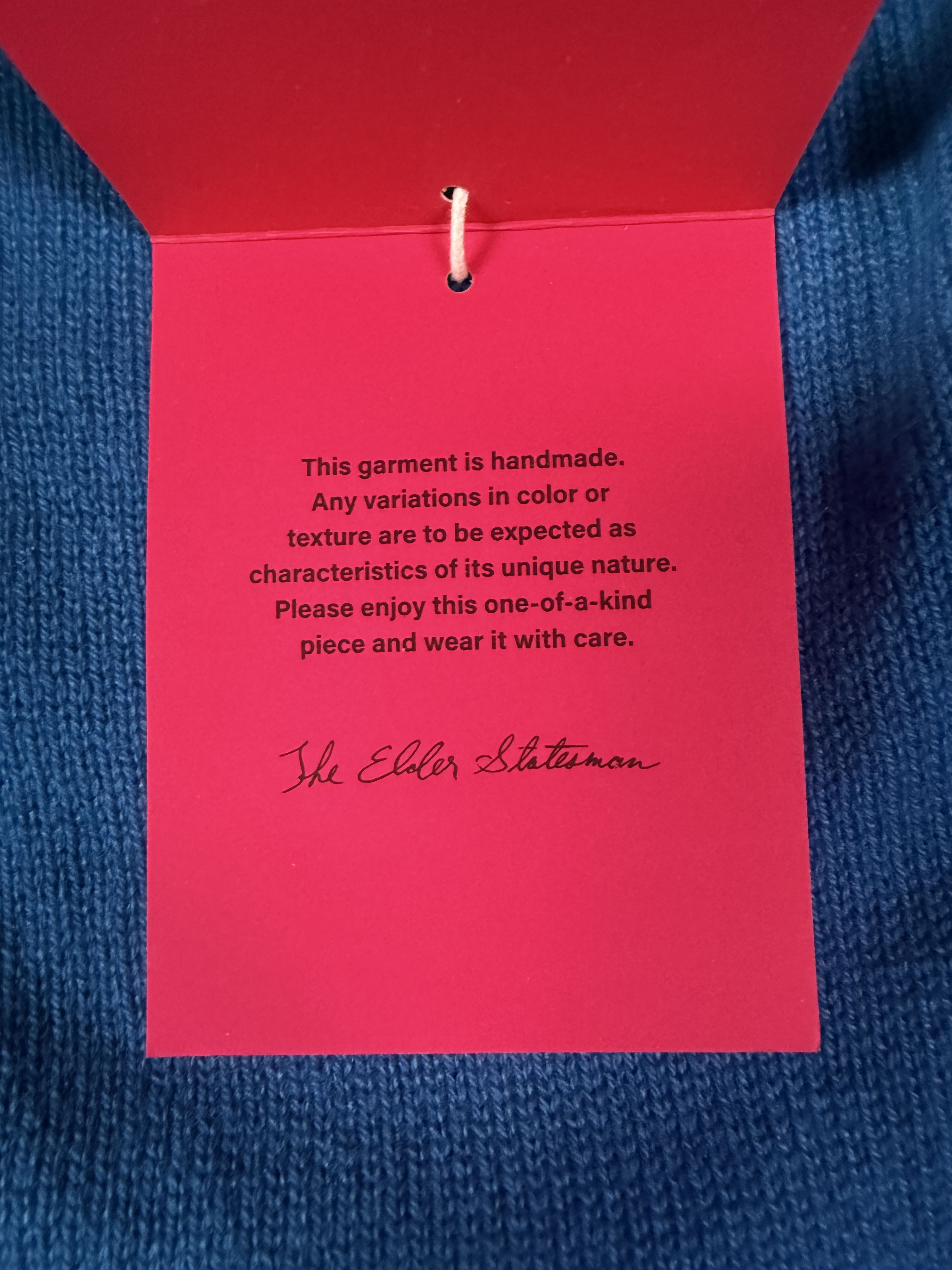 The Elder Statesman $1015 The Elder Statesman Tranquility Crew Cashmere Sweater Size US XXL / EU 58 / 5 - 10 Thumbnail