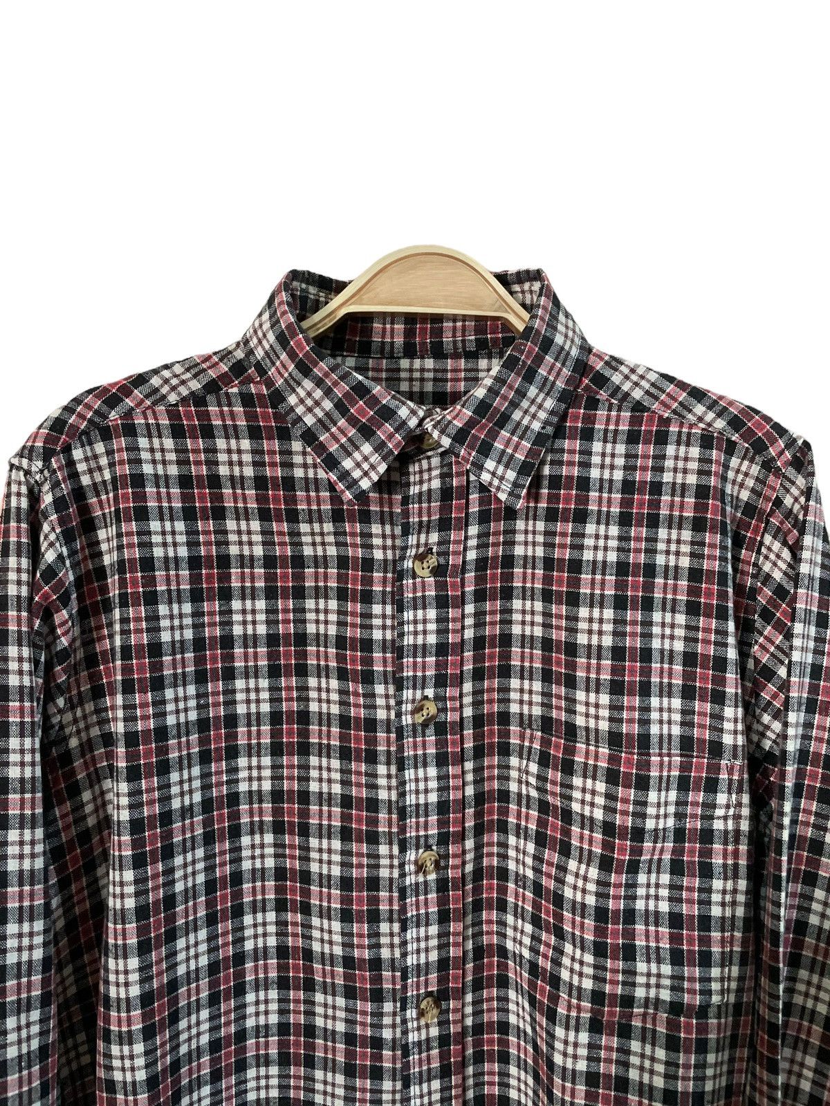 Flannel × Japanese Brand Vintage Fresco Travis Scott Style Tartan Plaid Flannel Size US M / EU 48-50 / 2 - 3 Thumbnail