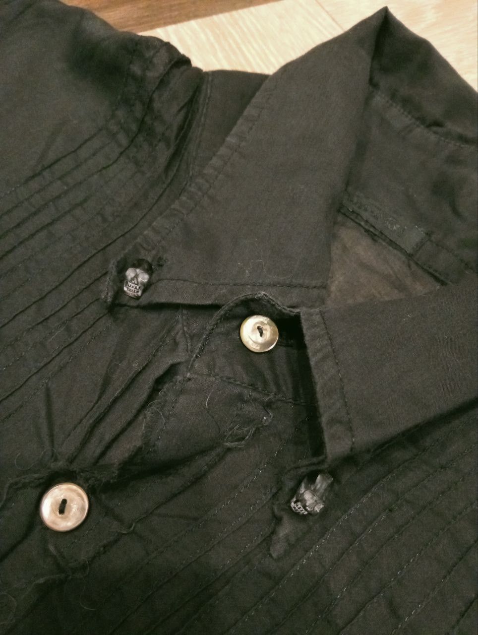 KMRii KMRii DISCHARGED LAYERED SHIRT Size US M / EU 48-50 / 2 - 10 Thumbnail