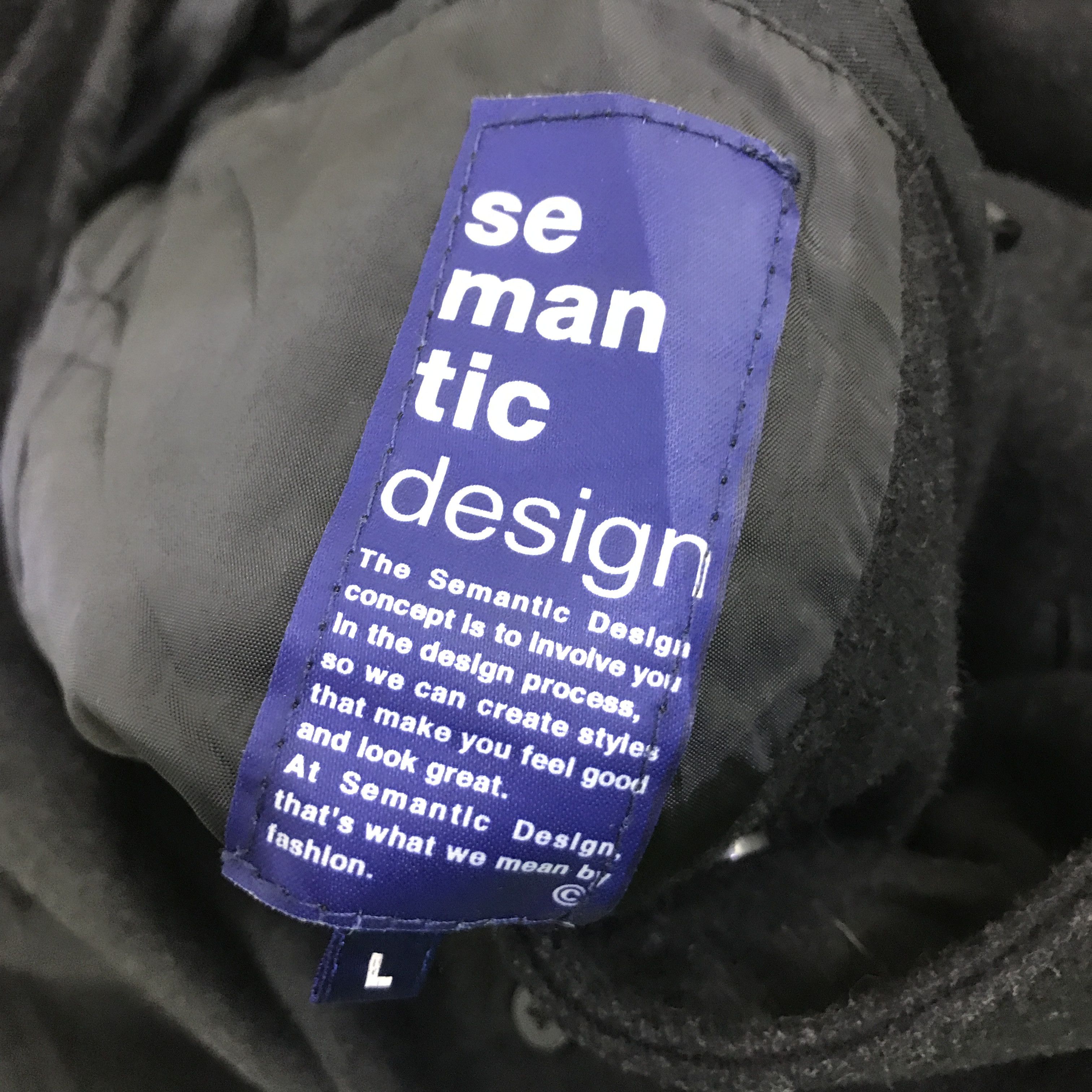 semanticdesign SEMANTIC DESIGN DOUBLE BREASTED WOOL JACKET K85B16 Size US L / EU 52-54 / 3 - 10 Thumbnail
