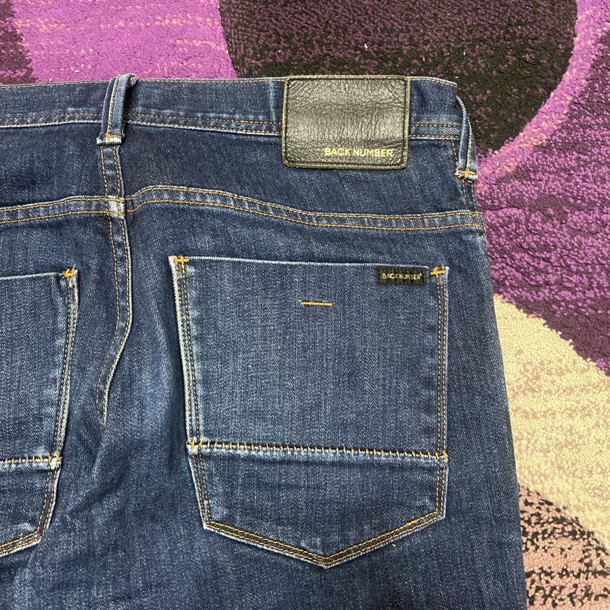 Japanese Brand × Vintage Back Number Denim Selvedge Size US 32 / EU 48 - 10 Thumbnail