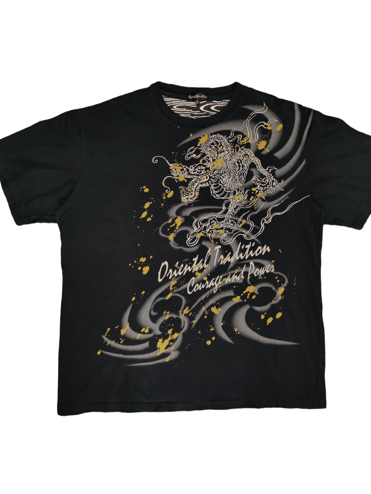 Karakuri Tamashii Vintage Sukajan Dragon Souvenir T-Shirt Karakuri Tamashi Size US XL / EU 56 / 4 - 2 Thumbnail