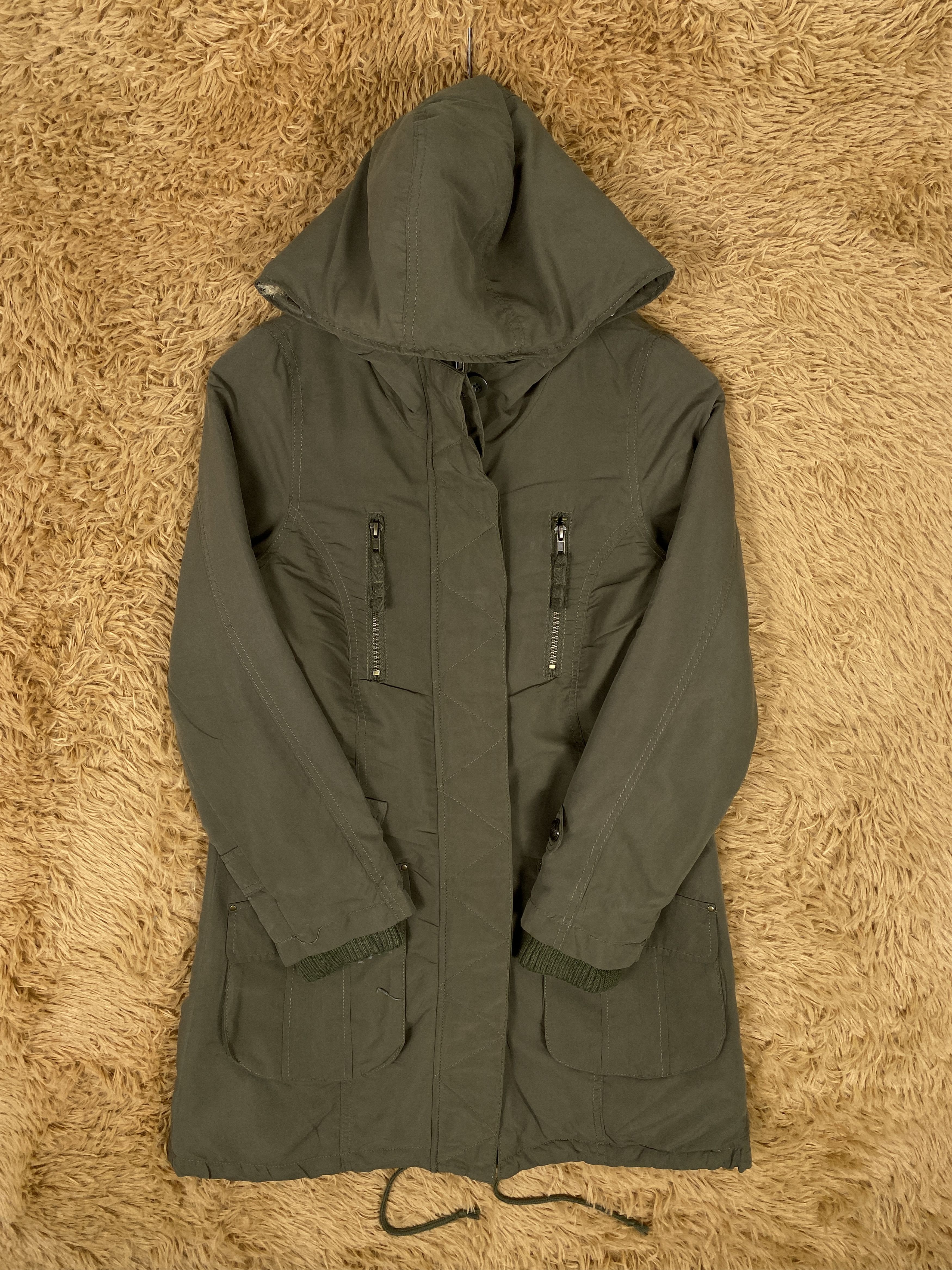 Japanese Brand Vintage Japanese Brand Hoodie Quilted Lining Parkas J2341 Size S / US 4 / IT 40 - 4 Thumbnail