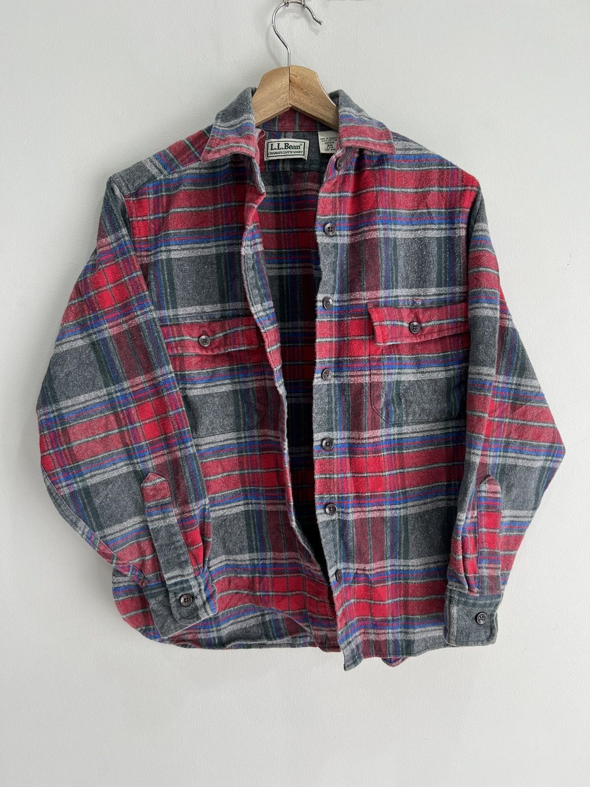 L.L. Bean Vintage Womens LL Bean Plaid Flannel Button Up Shirt Size S / US 4 / IT 40 - 1 Thumbnail