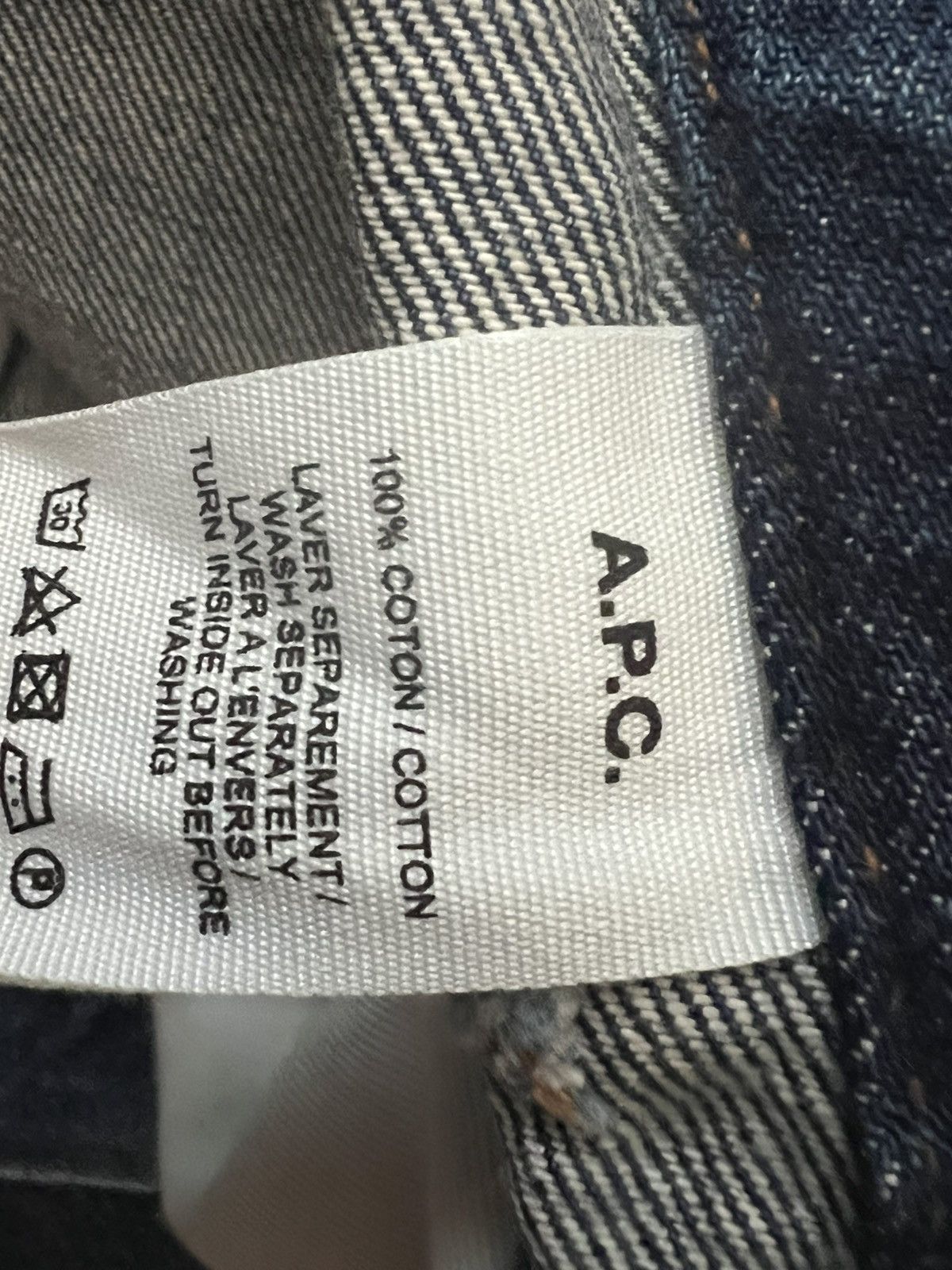 A.P.C. APC jean new standard indigo 36 Size US 36 / EU 52 - 10 Thumbnail