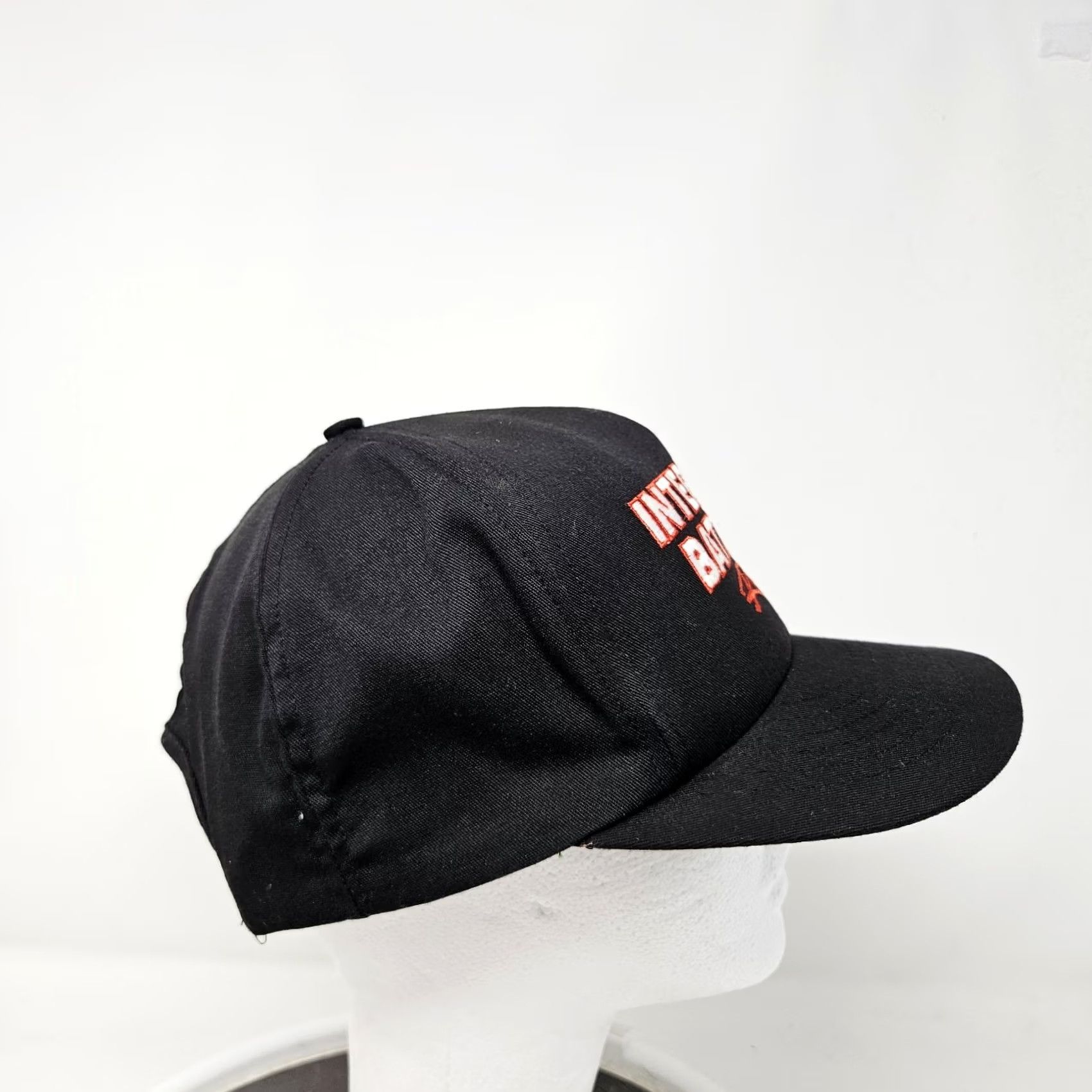 Logo 7 VINTAGE Swingster Snapback Hat | USA 80s 90s | Black | One Size | Men | Made in USA | Interstate Batteries Logo Size ONE SIZE - 3 Thumbnail