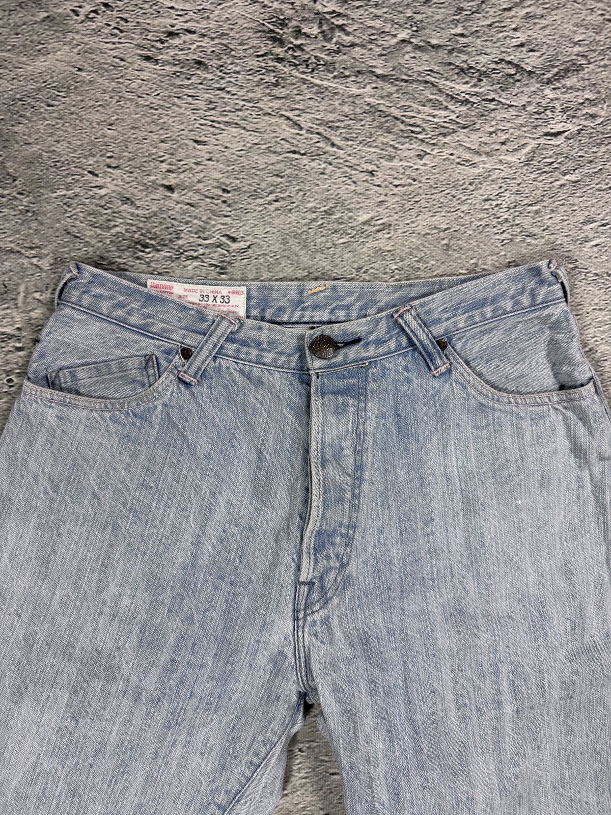 Evisu Evisu Yamane jorts light blue Y2K shorts denim white gull Size US 33 - 6 Thumbnail