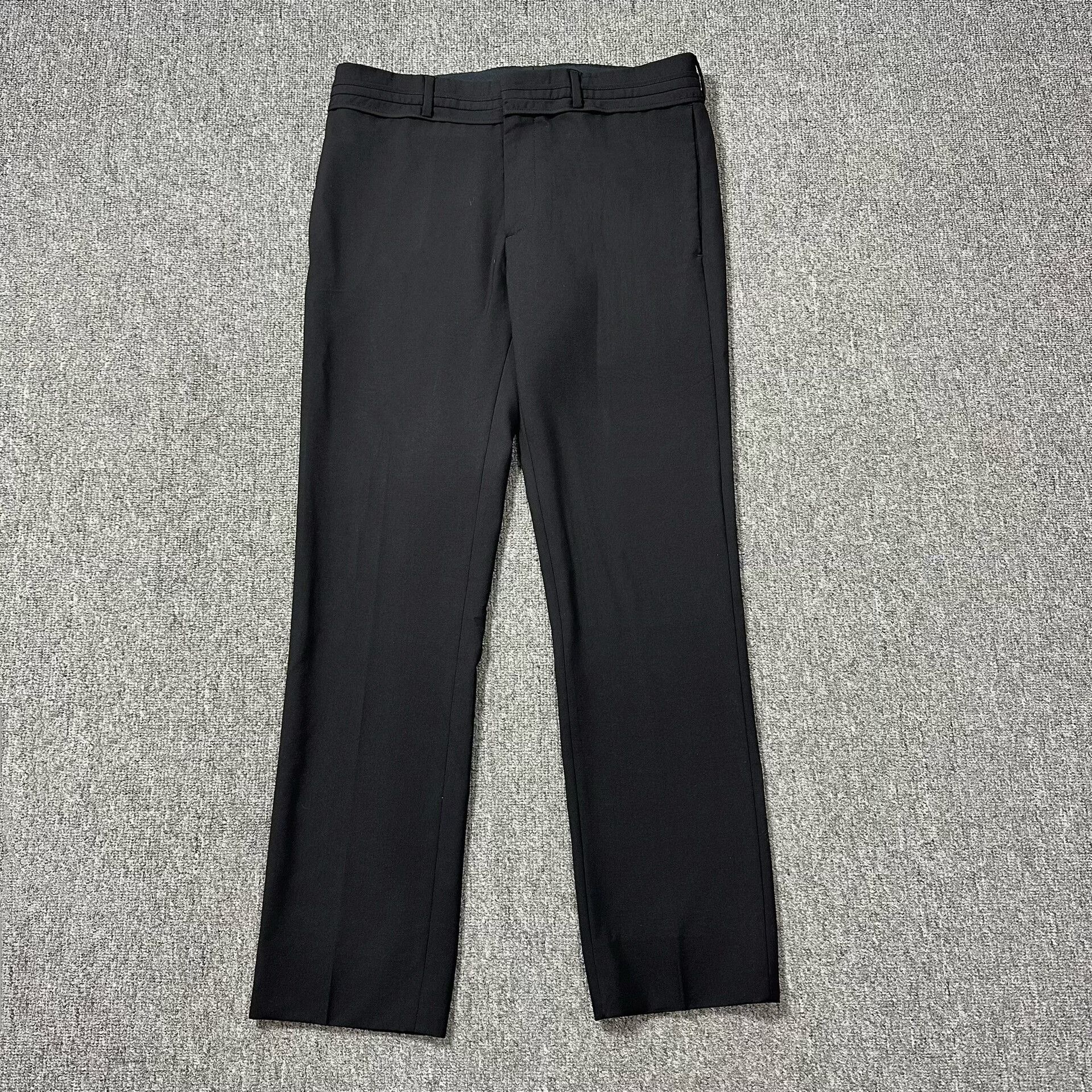 Dior Dior Black Double Waistband Tailored Pants Size US 30 / EU 46 - 1 Thumbnail