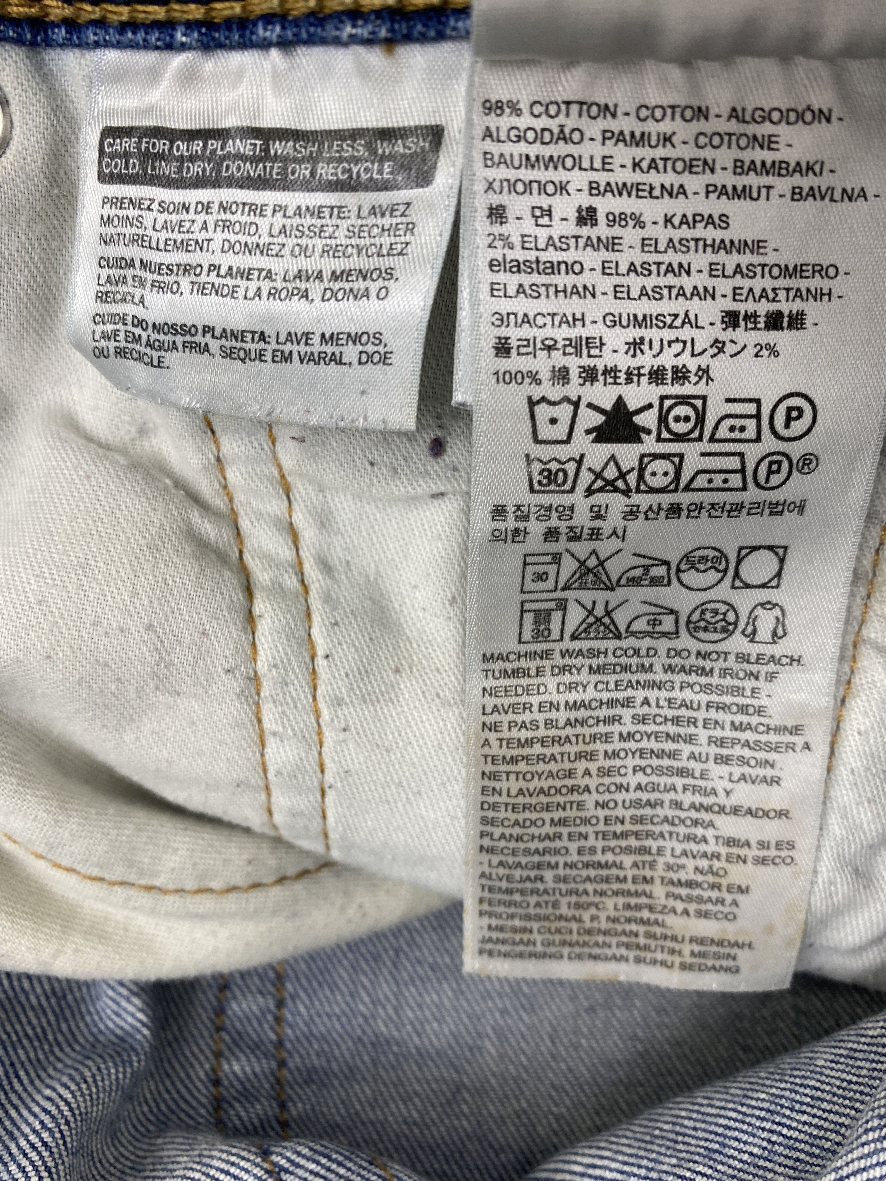 Levi's × Vintage Vintage Levis 541 Faded Blue Denim Jeans Size US 28 / EU 44 - 12 Thumbnail