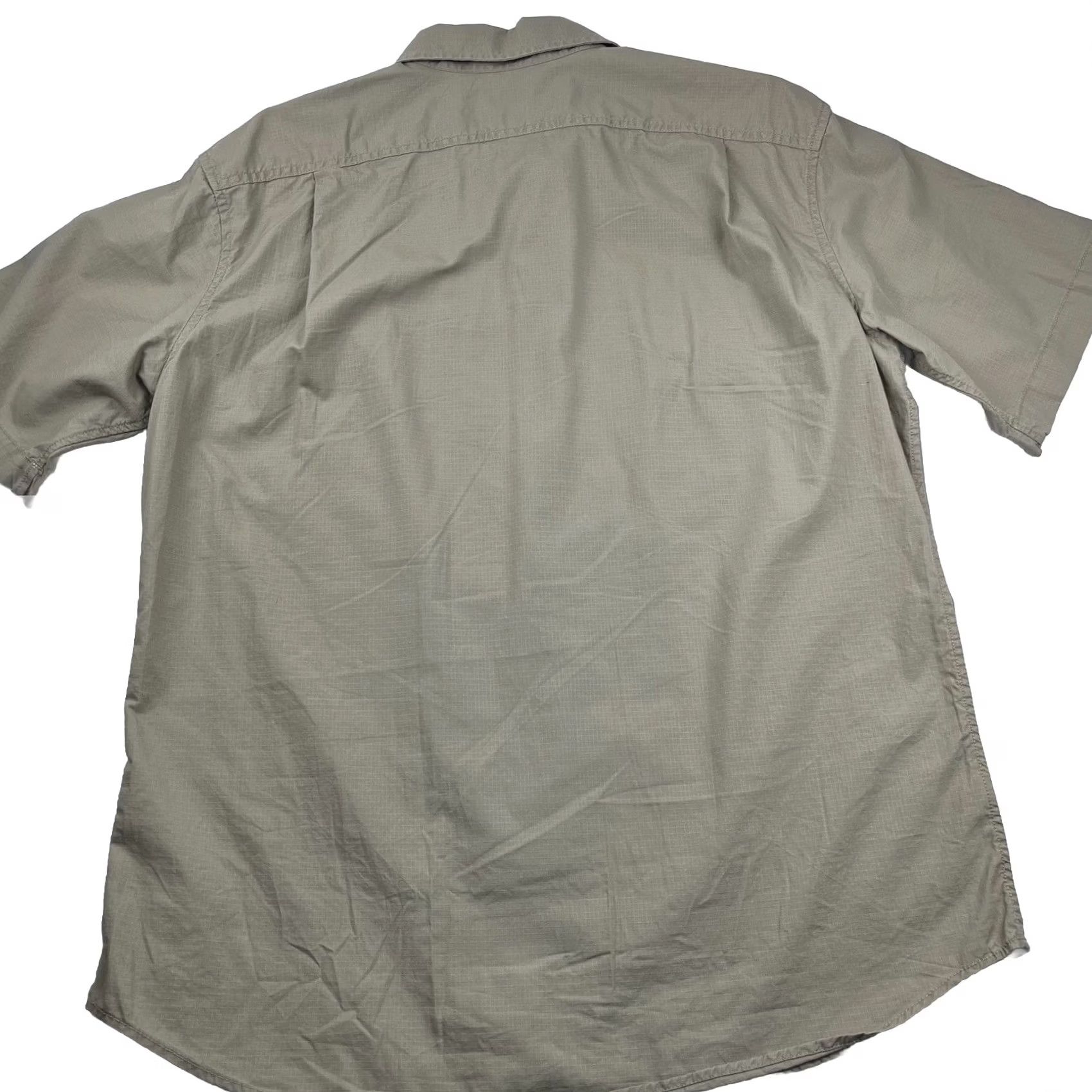 Eddie Bauer Eddie Bauer Shirt Mens Beige Cotton Short Sleeve Button-Up Double Pocket L Regular Size US L / EU 52-54 / 3 - 4 Thumbnail
