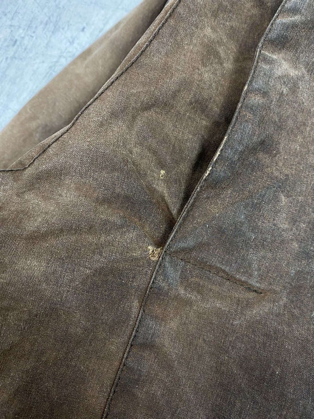 Barbour Barbour Bushman Waxed Jacket Brown Distressed Workwear Size US XXL / EU 58 / 5 - 24 Thumbnail