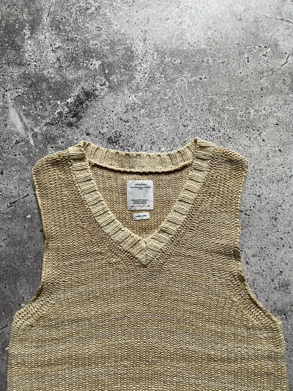 Visvim Visvim Silk Linen Mixed Knit Vest Size M / US 6-8 / IT 42-44 - 2 Thumbnail