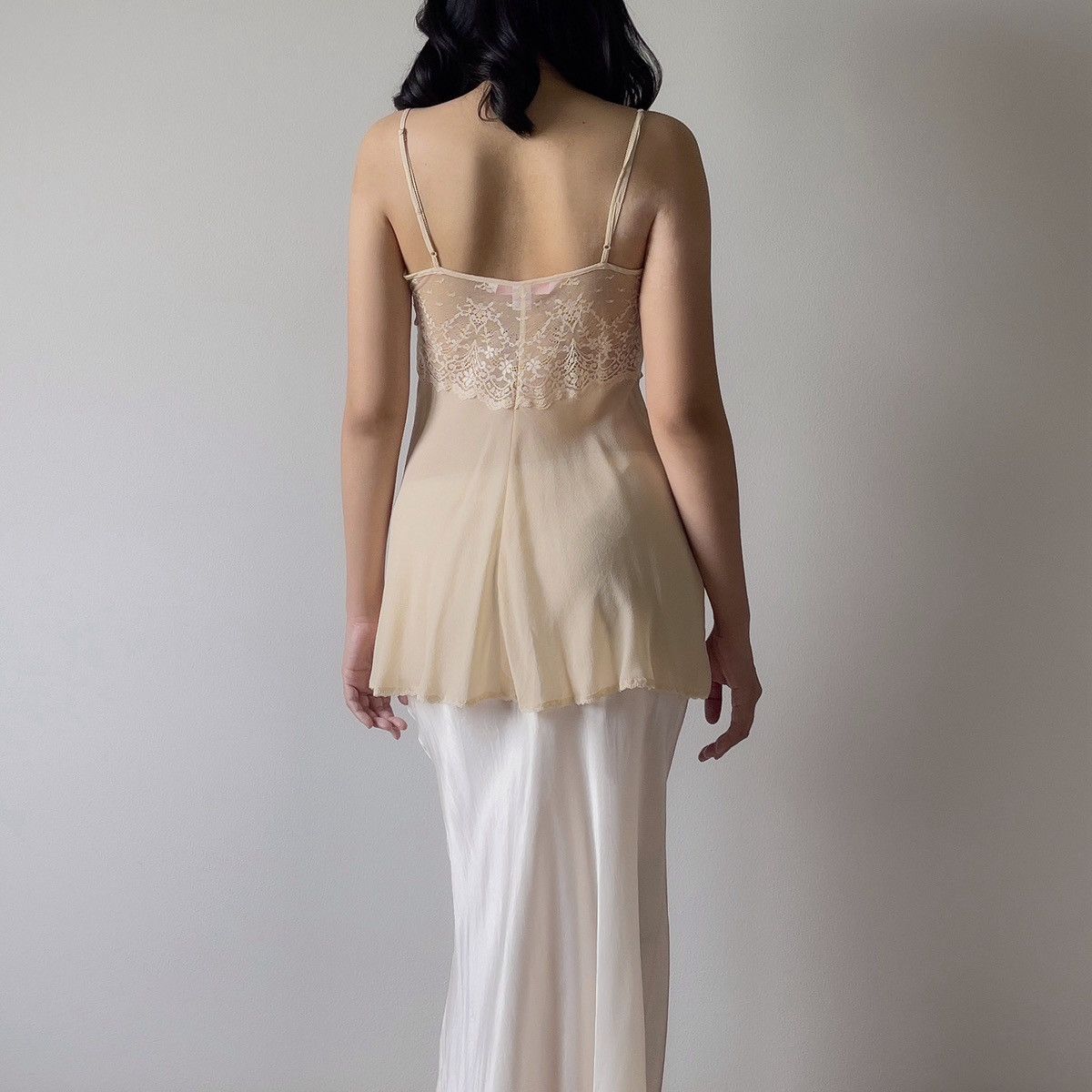 Victoria's Secret Victoria’s Secret Cream Silk Chiffon Camisole (S) Size S / US 4 / IT 40 - 11 Thumbnail