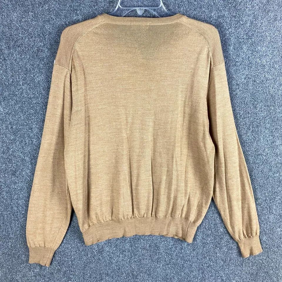 Club Room Club Room Merino Wool Sweater Men's Large Pullover Beige L Size US L / EU 52-54 / 3 - 5 Thumbnail