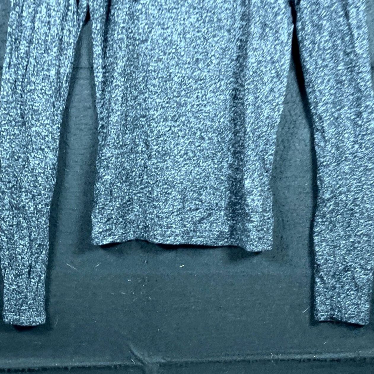 Express Express Womens Sweater Cold Shoulder A line Long Sleeve Stretch M Gray Black Ladies Pullover Size M / US 6-8 / IT 42-44 - 3 Thumbnail