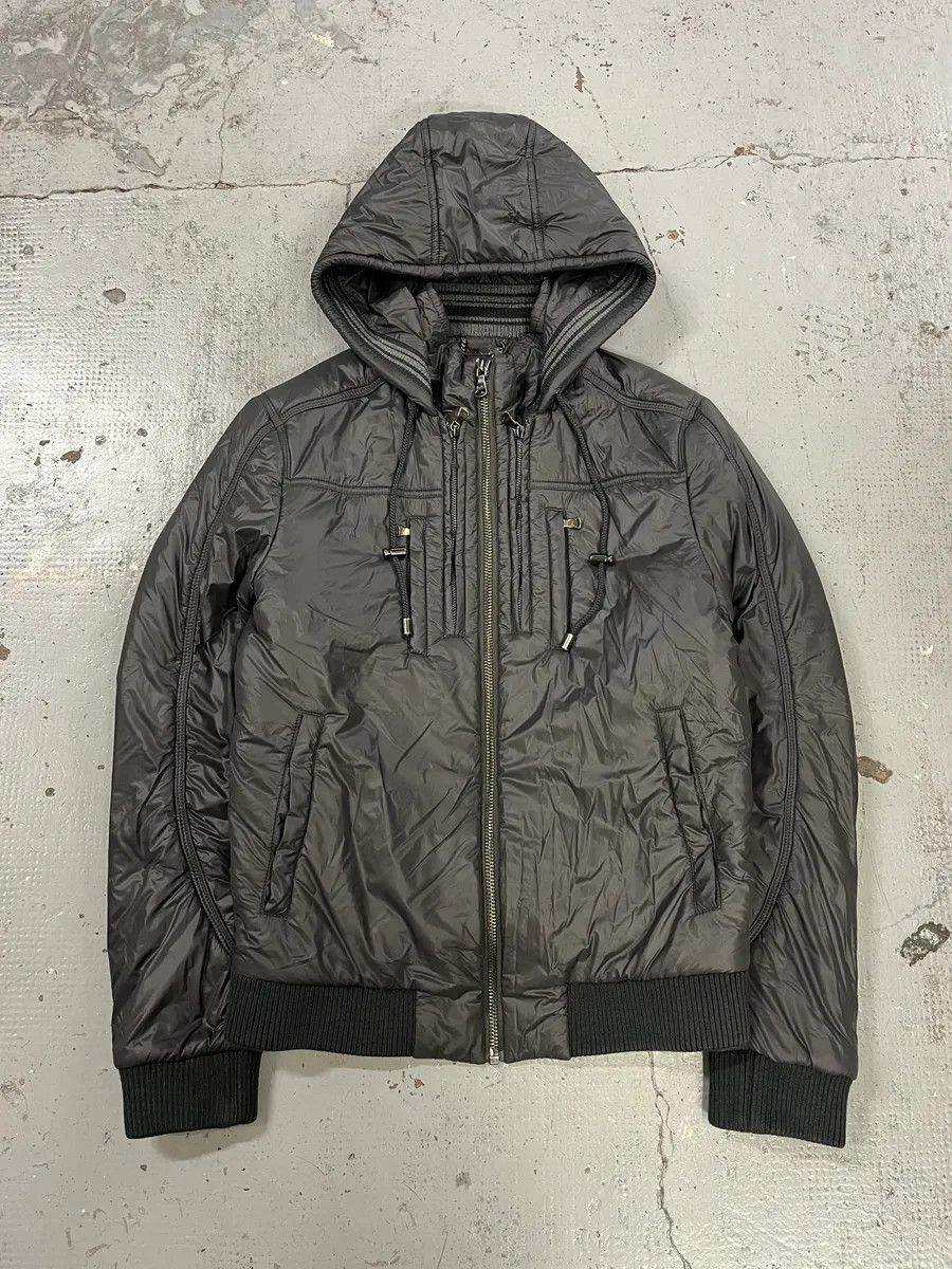 Dolce & Gabbana 2000s Dolce & Gabbana Grey Puffer Bomber Jacket Size US S / EU 44-46 / 1 - 1 Thumbnail