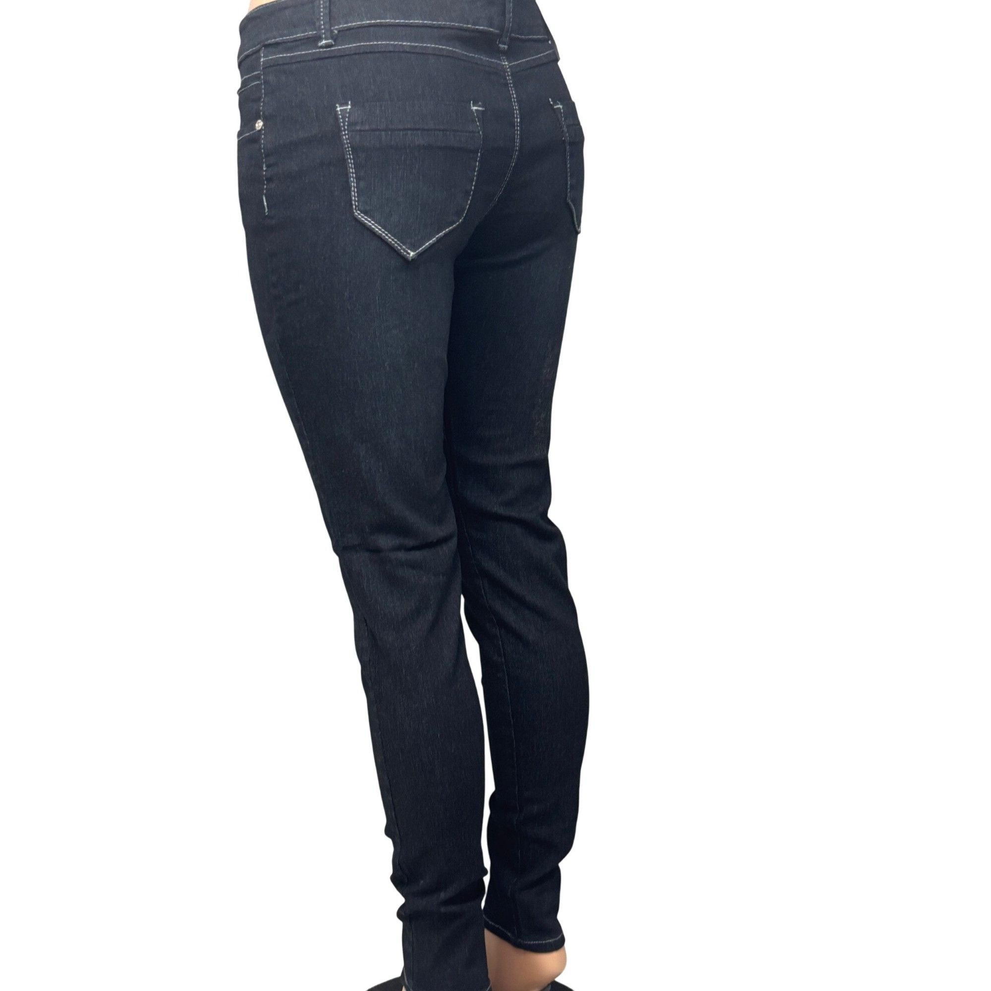 Other Out Jeans Women’s Dark Wash Stretch Skinny Jeans (Jeggings), Size 30" / US 8 / IT 44 - 4 Thumbnail