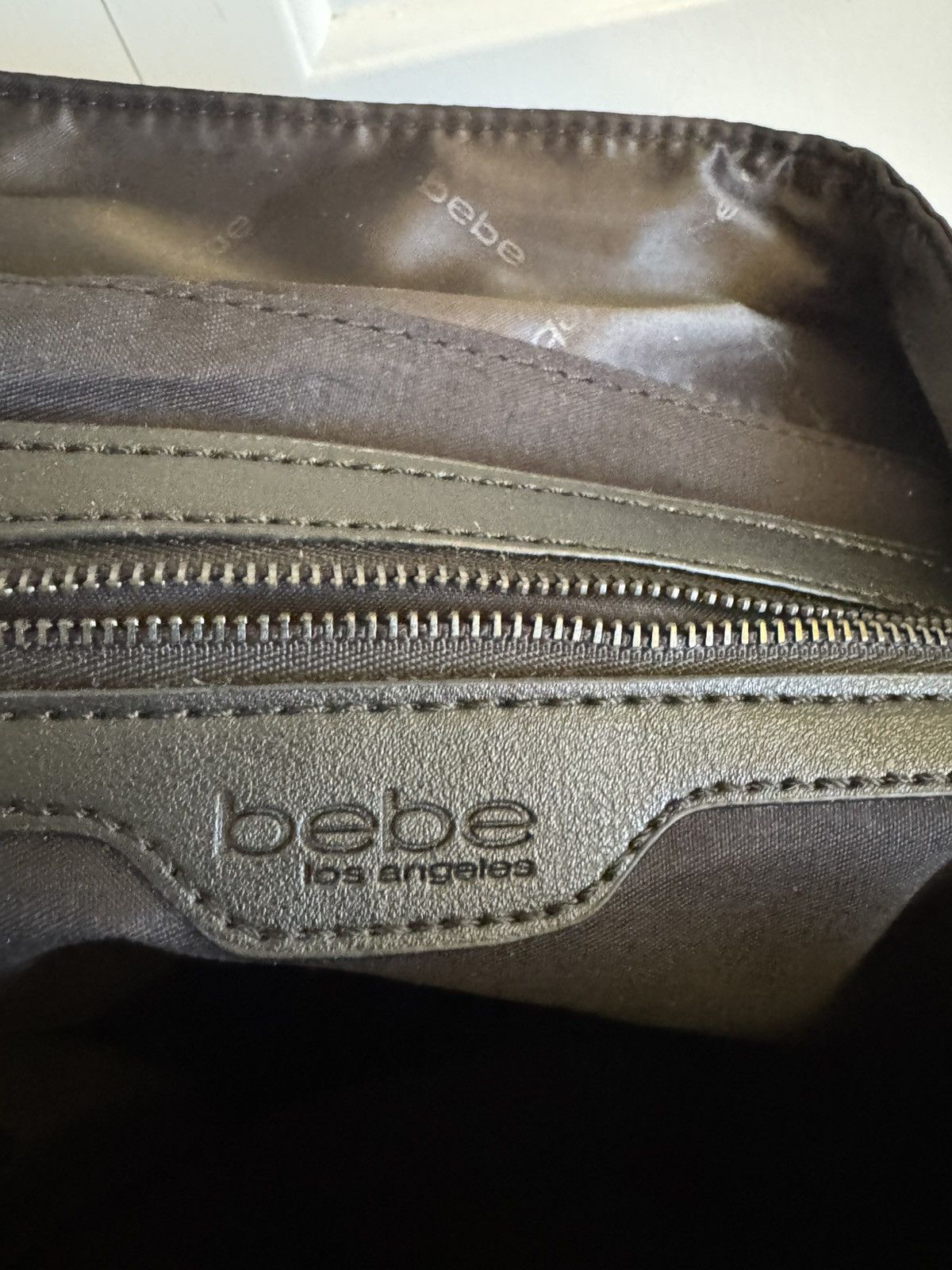 Bebe BEBE ICON Black Nylon Flap Backpack NWT $78 Size ONE SIZE - 7 Thumbnail